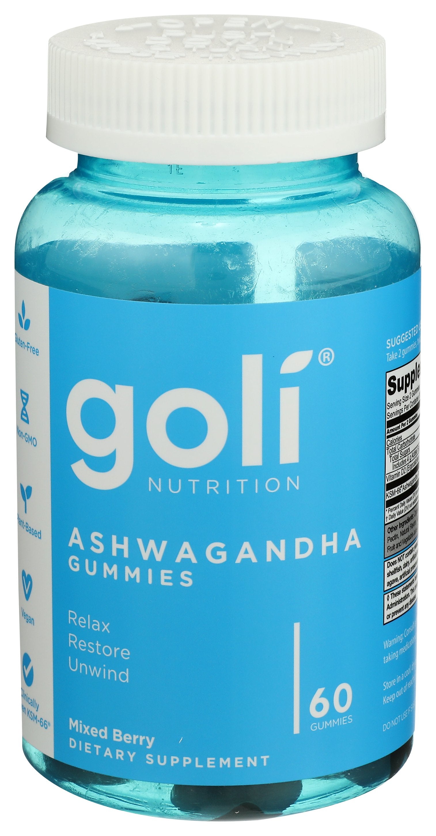 GOLI NUTRITION ASHWAGANDHA GUMMIES [Ashwagandha Gummies - 60 PC]