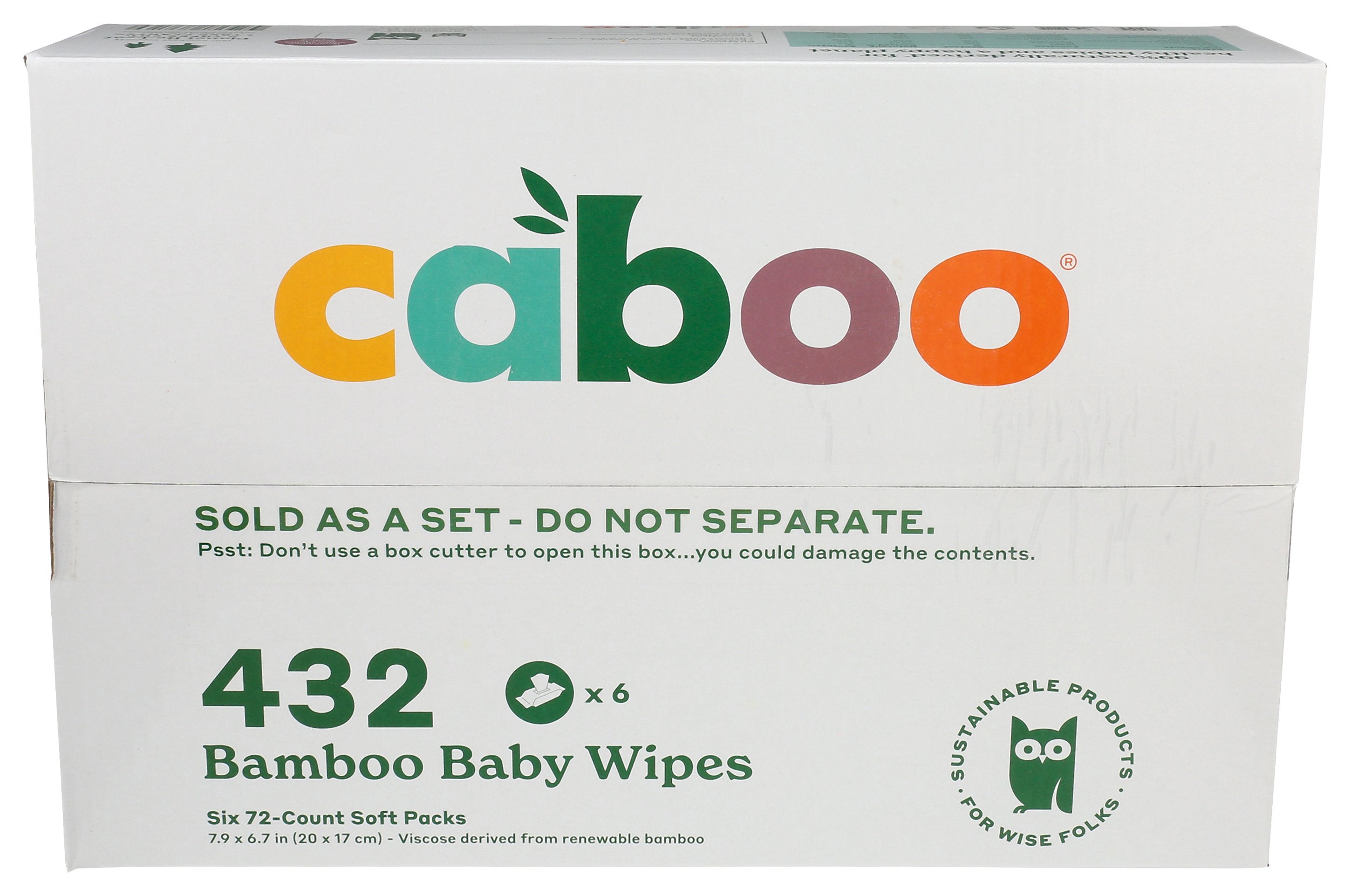 CABOO BABY WIPES 432PC