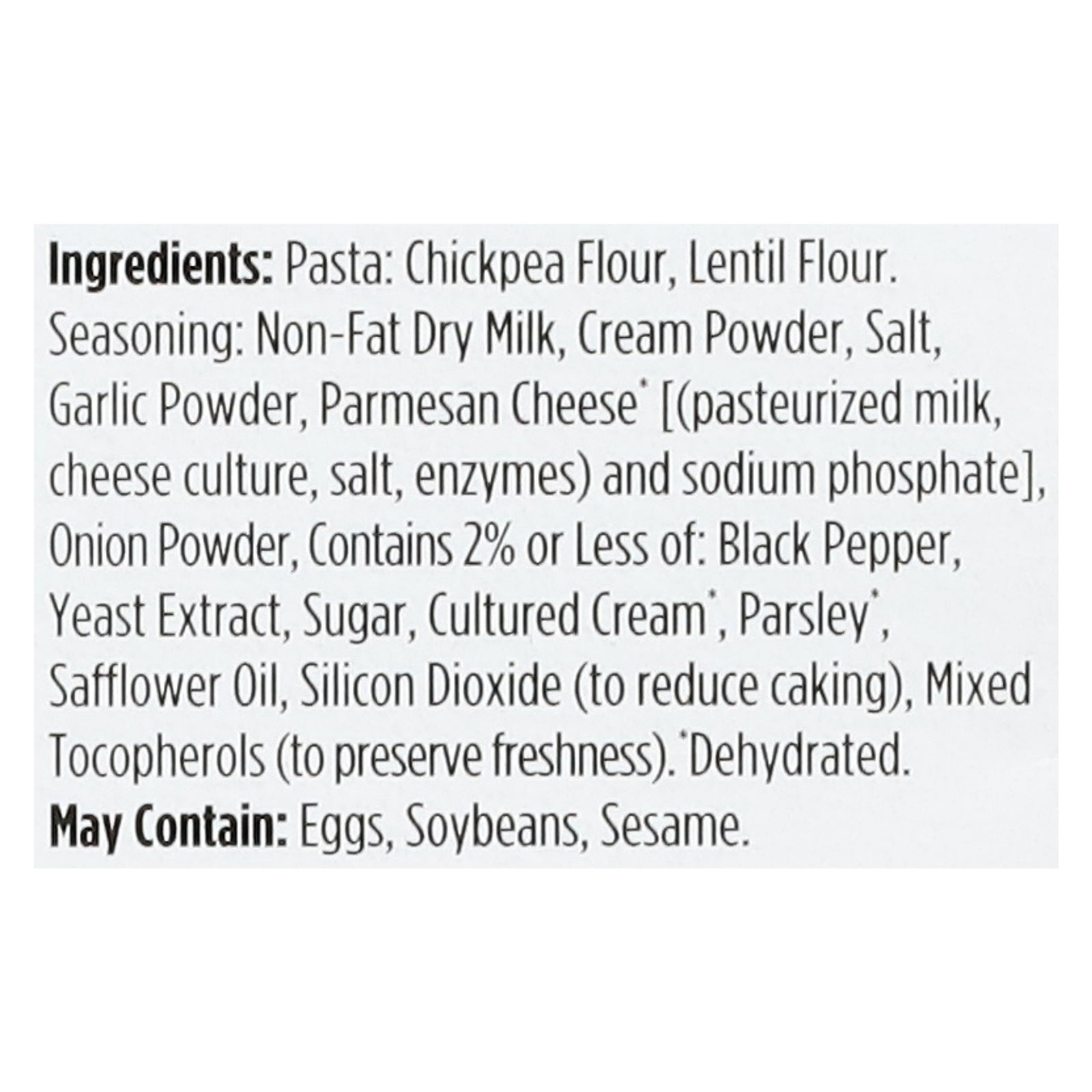 Chickapea Pasta - Chkp Psta 1 Pot Crmy Gar - CS of 6-7 OZ