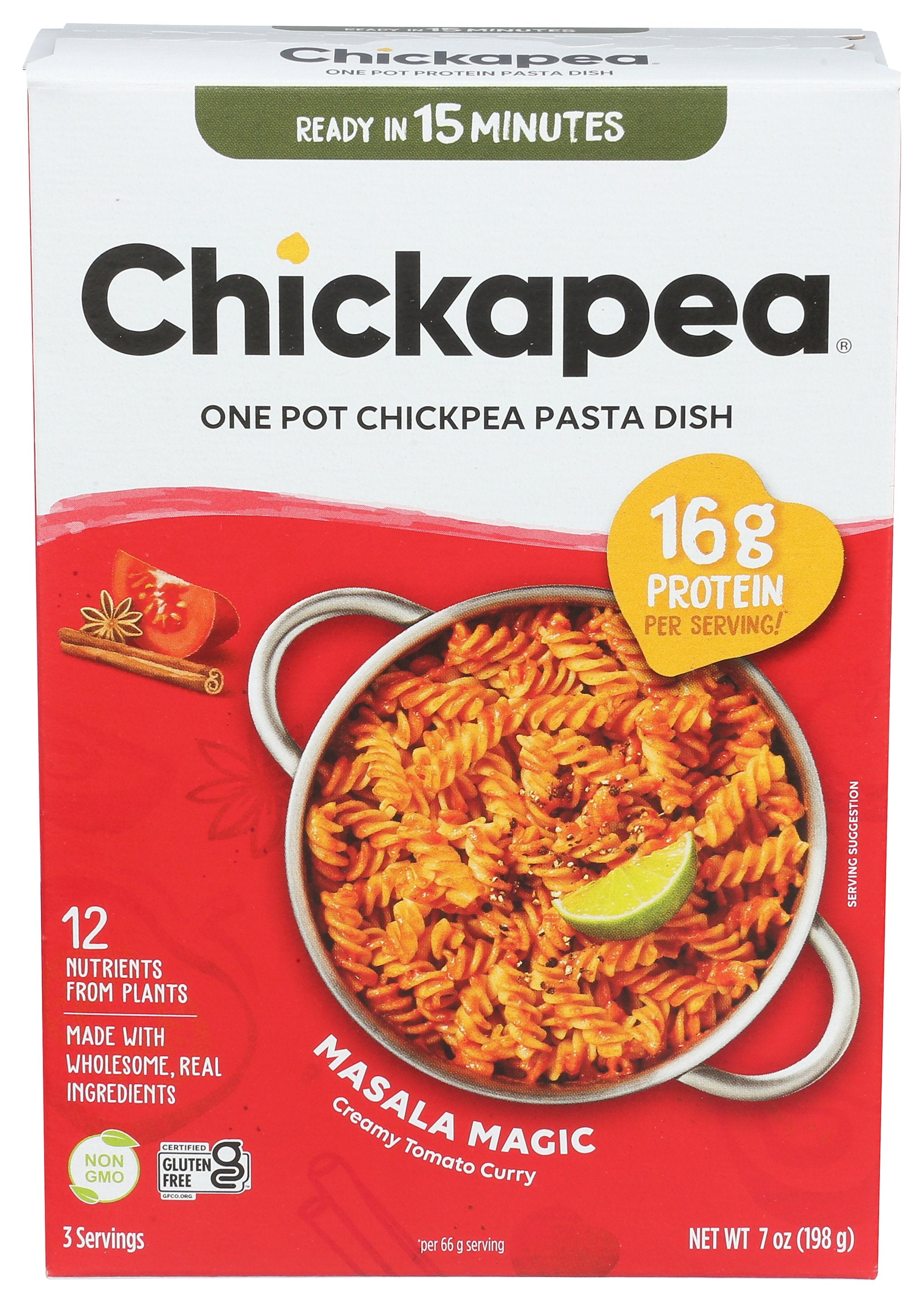 CHICKAPEA PASTA DISH TOMATO CURRY - Case of 6