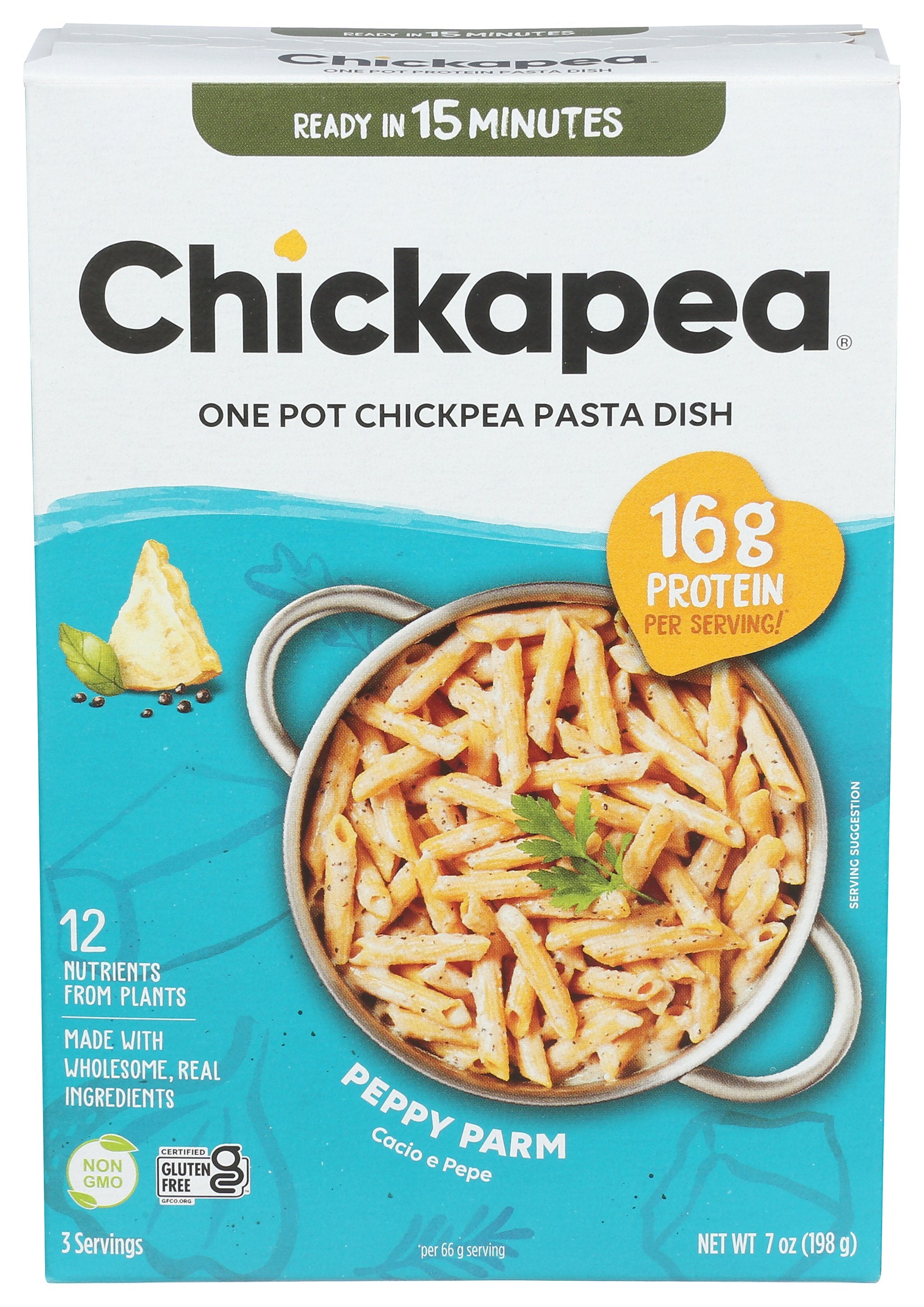 CHICKAPEA PASTA DISH PEPR AND PARM - Case of 6