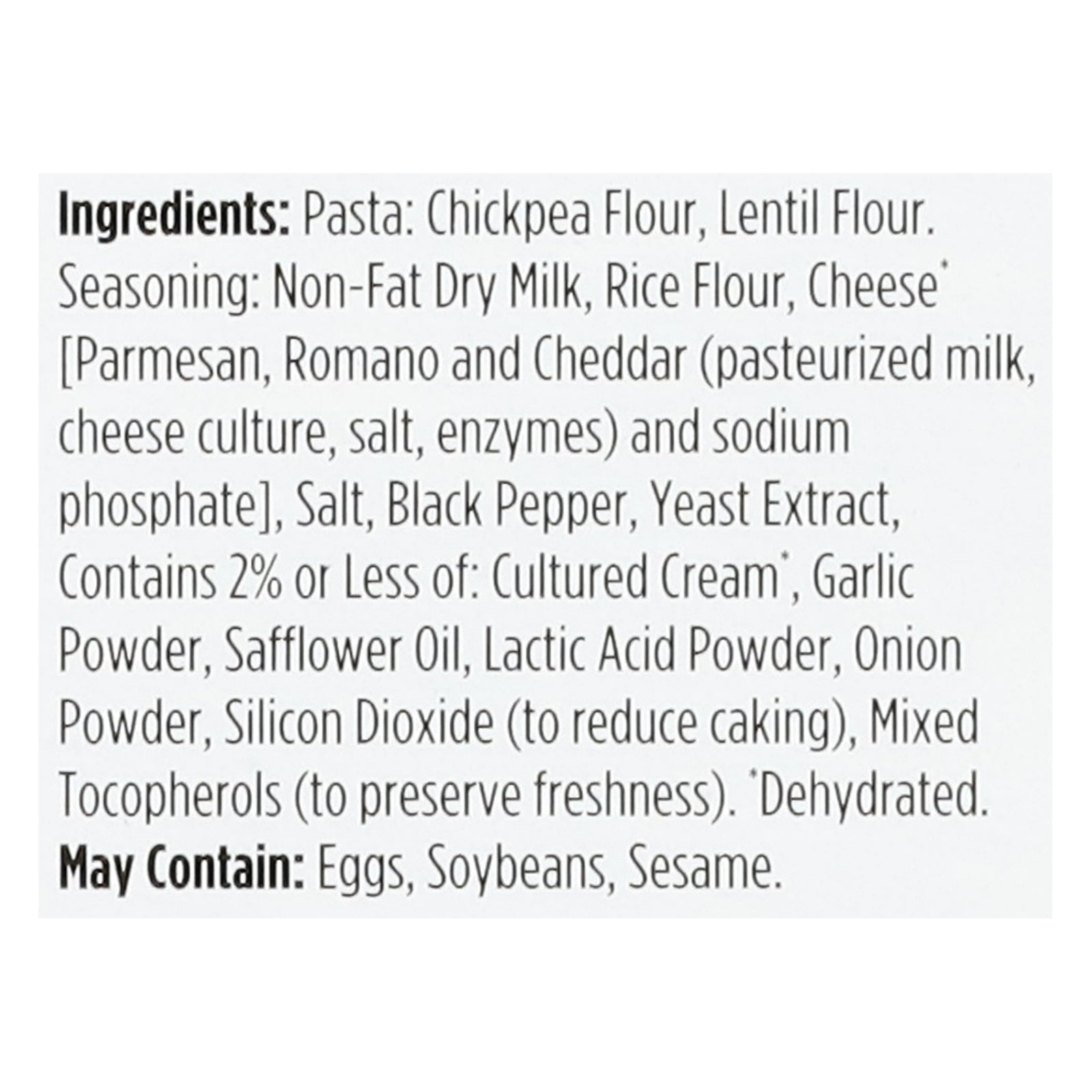 Chickapea Pasta - Chkp Psta 1 Pot Ppr Parm - CS of 6-7 OZ