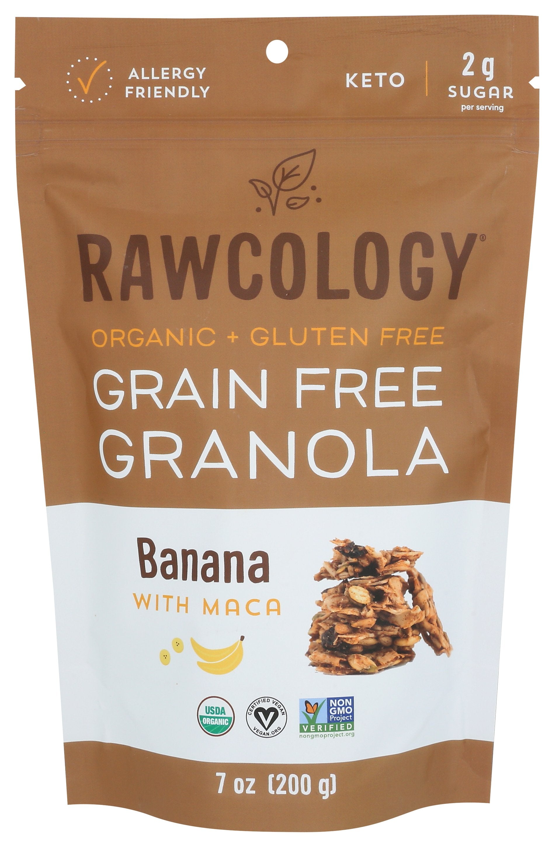 RAWCOLOGY GRANOLA  BAN MACA ORG - Case of 6