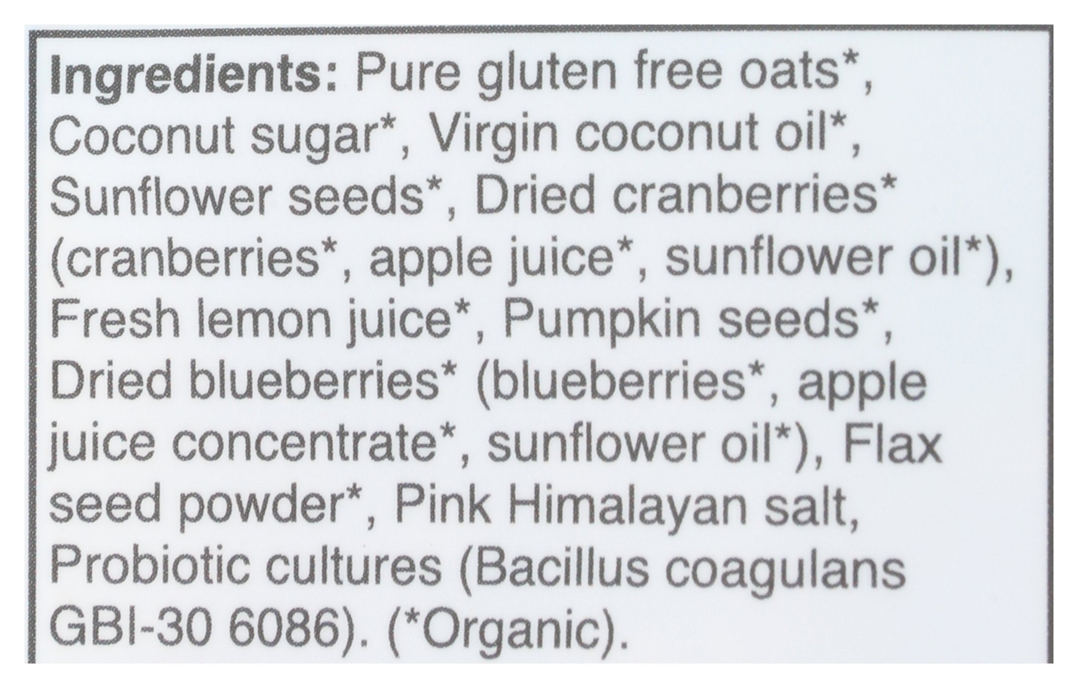 RAWCOLOGY OAT CLUSTERS BERRY B ORG - Case of 6