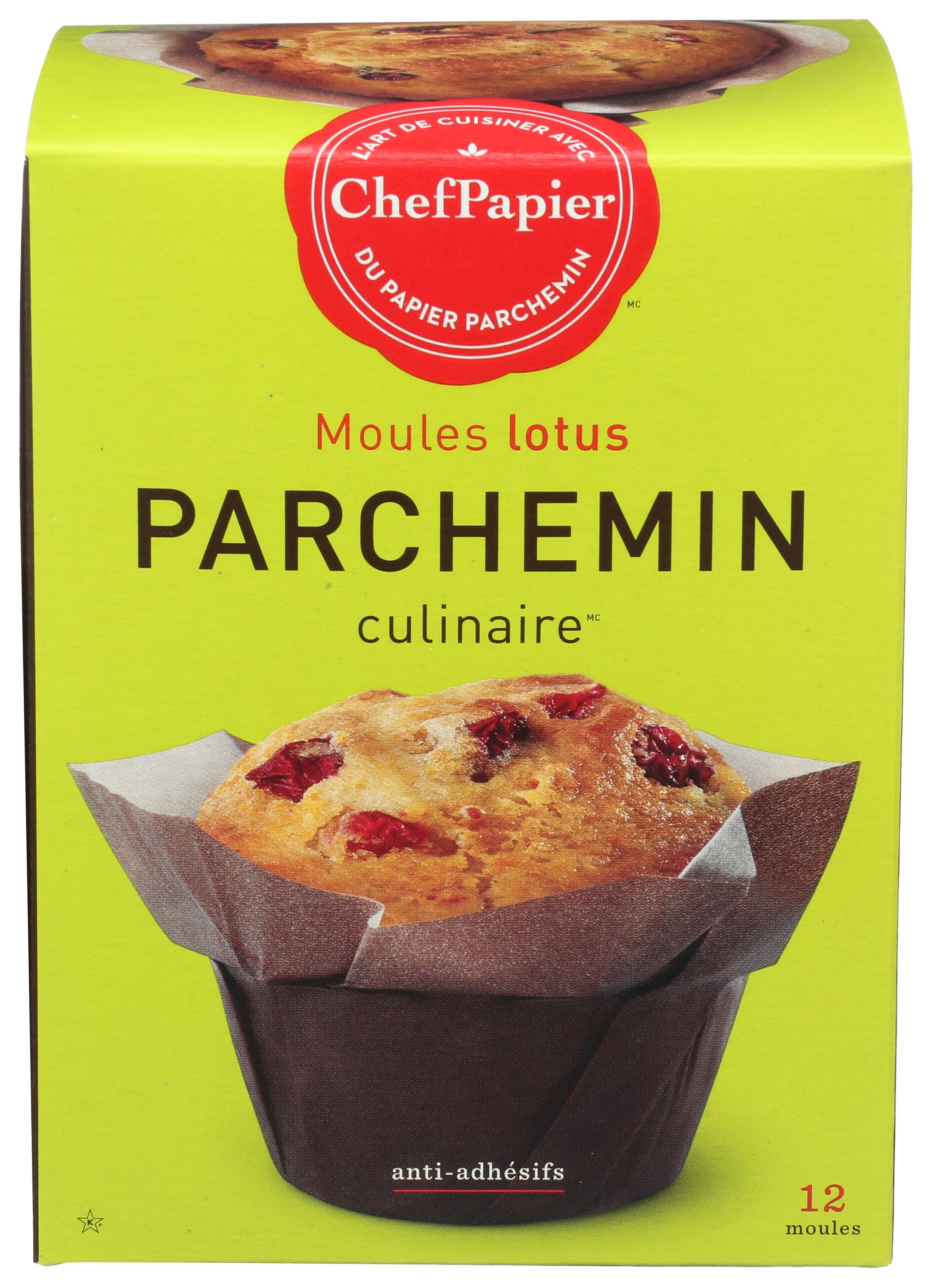 PAPER CHEF PARCHMENT CUP LOTUS - Case of 6