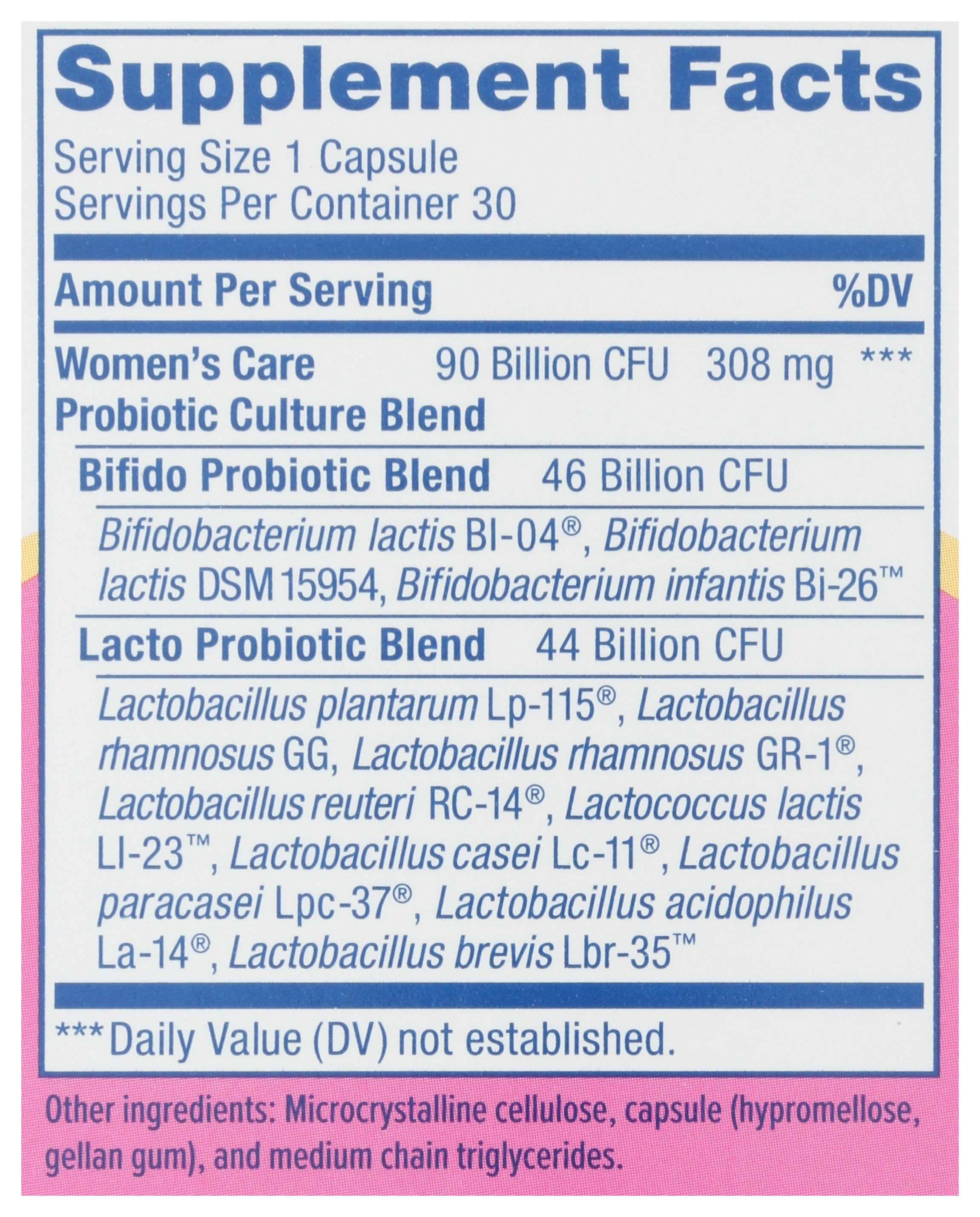 RENEW LIFE WOMEN PROBIOTIC 90B UF