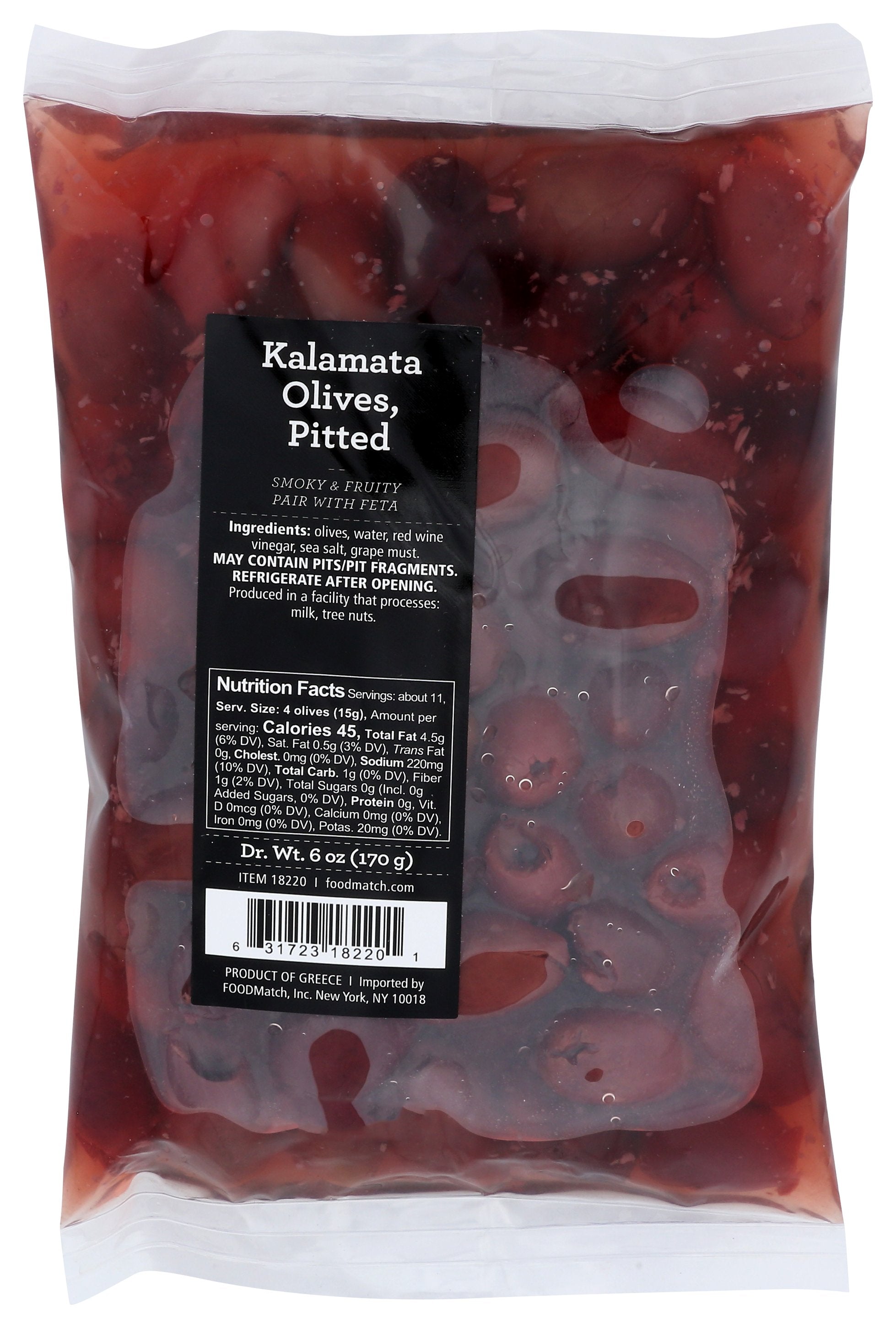 DIVINA POUCH OLIVE PTD KALAMATA - Case of 18