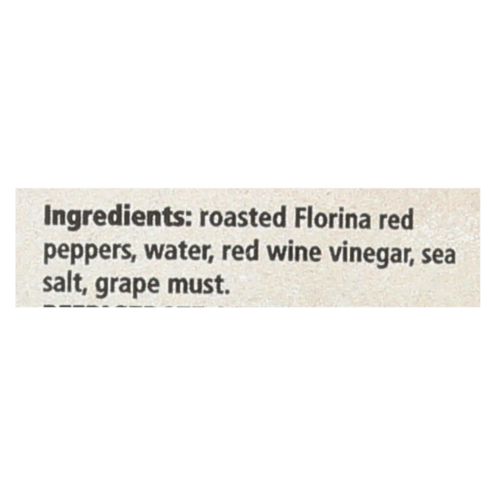 Divina - Peppers Red Roasted - Case of 6 - 16.2 Ounces