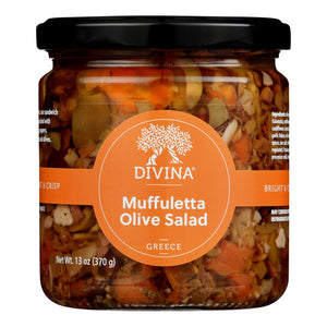 Divina - Muffuletta Olv Salad - Case Of 6-13 Oz