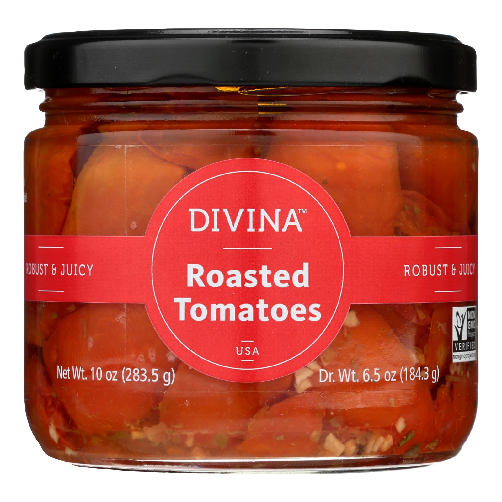 Divina - Tomatoes - Roasted Red - Oil and Herbs - 10 oz - case of 6