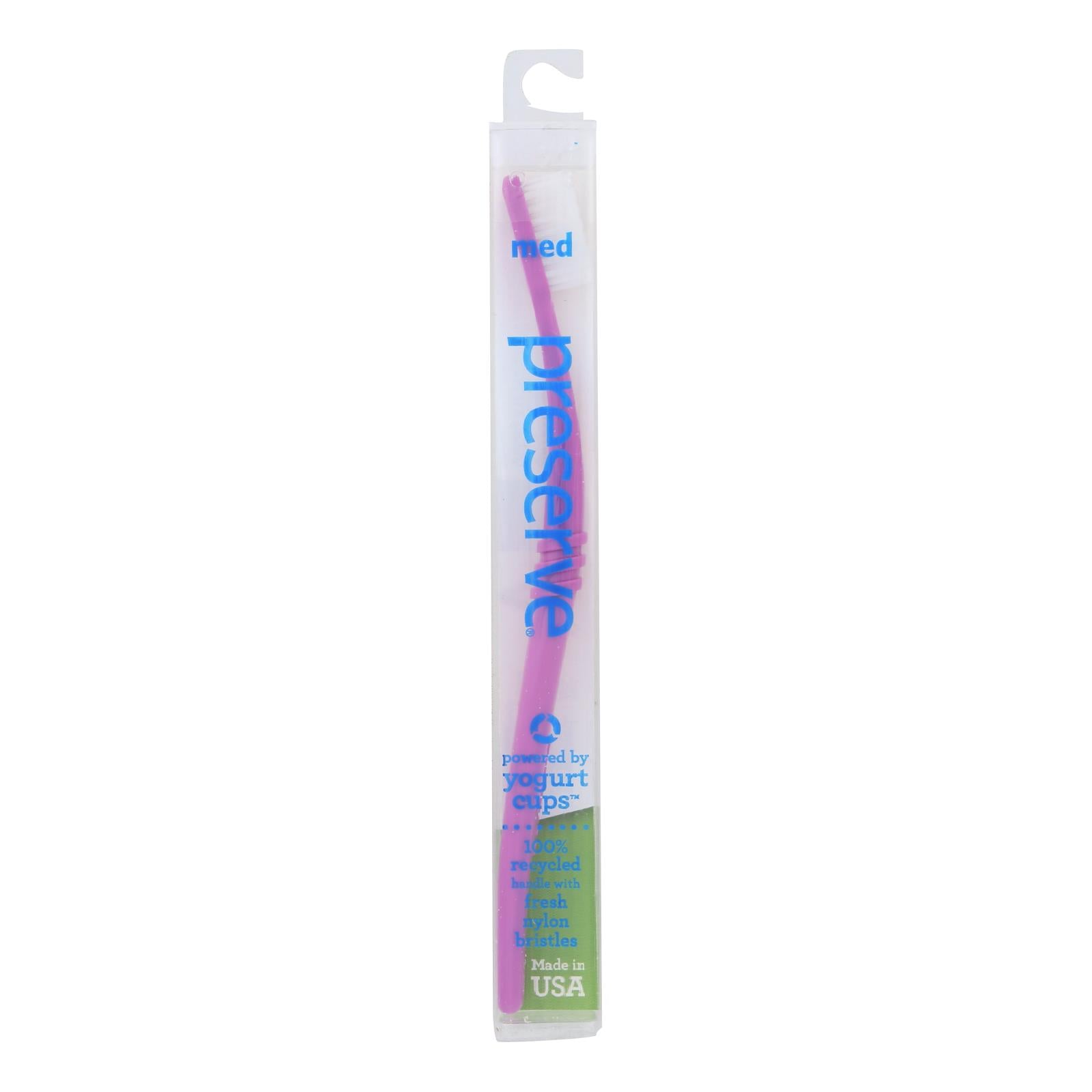 Preserve Toothbrush Is A Travel Case Medium - 6 Pack - Assorted Colors