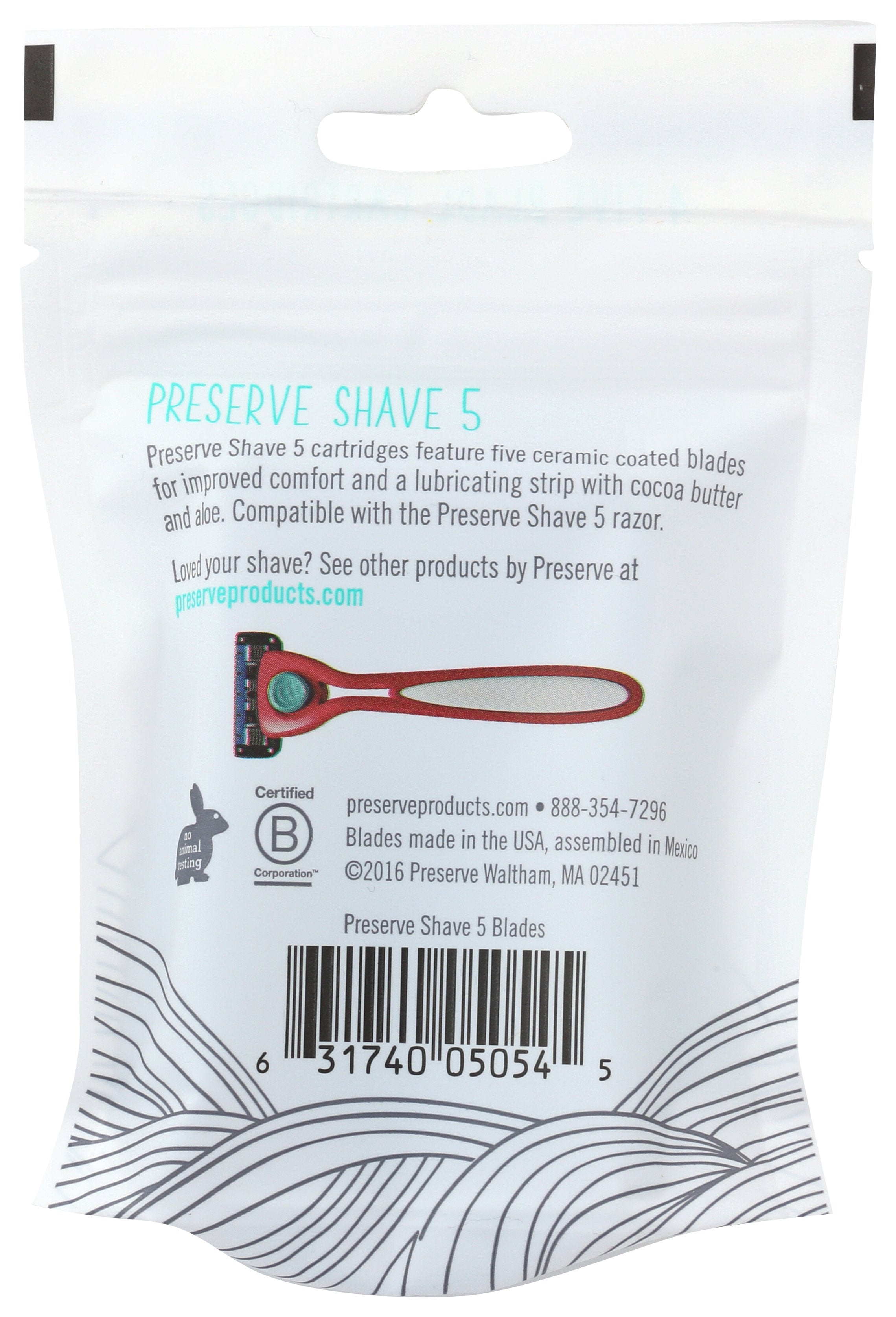 PRESERVE RAZOR BLDE RPLCMNT 4PK