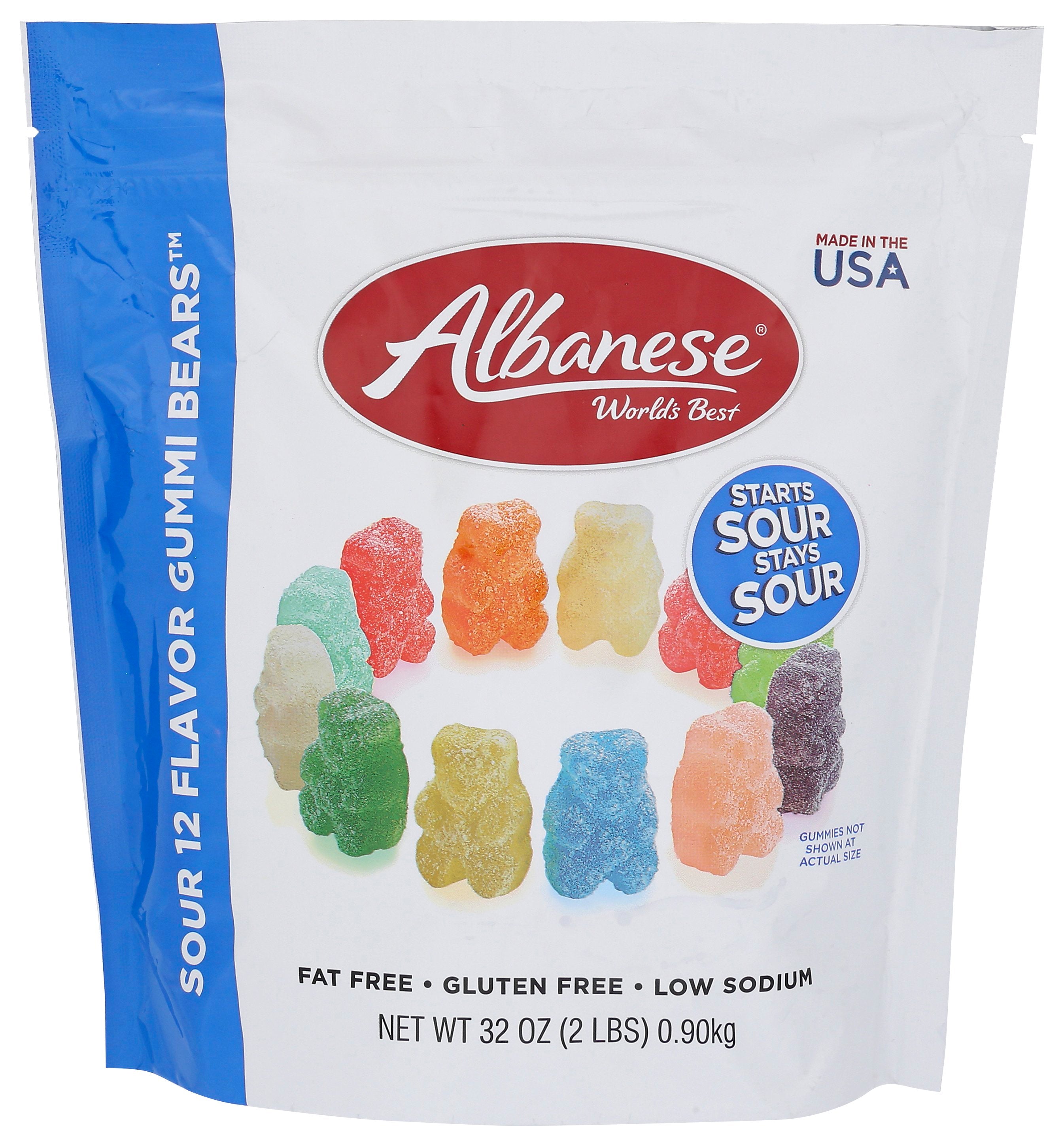 ALBANESE GUMMY BEAR 12FLV FMLY SOUR - Case of 4