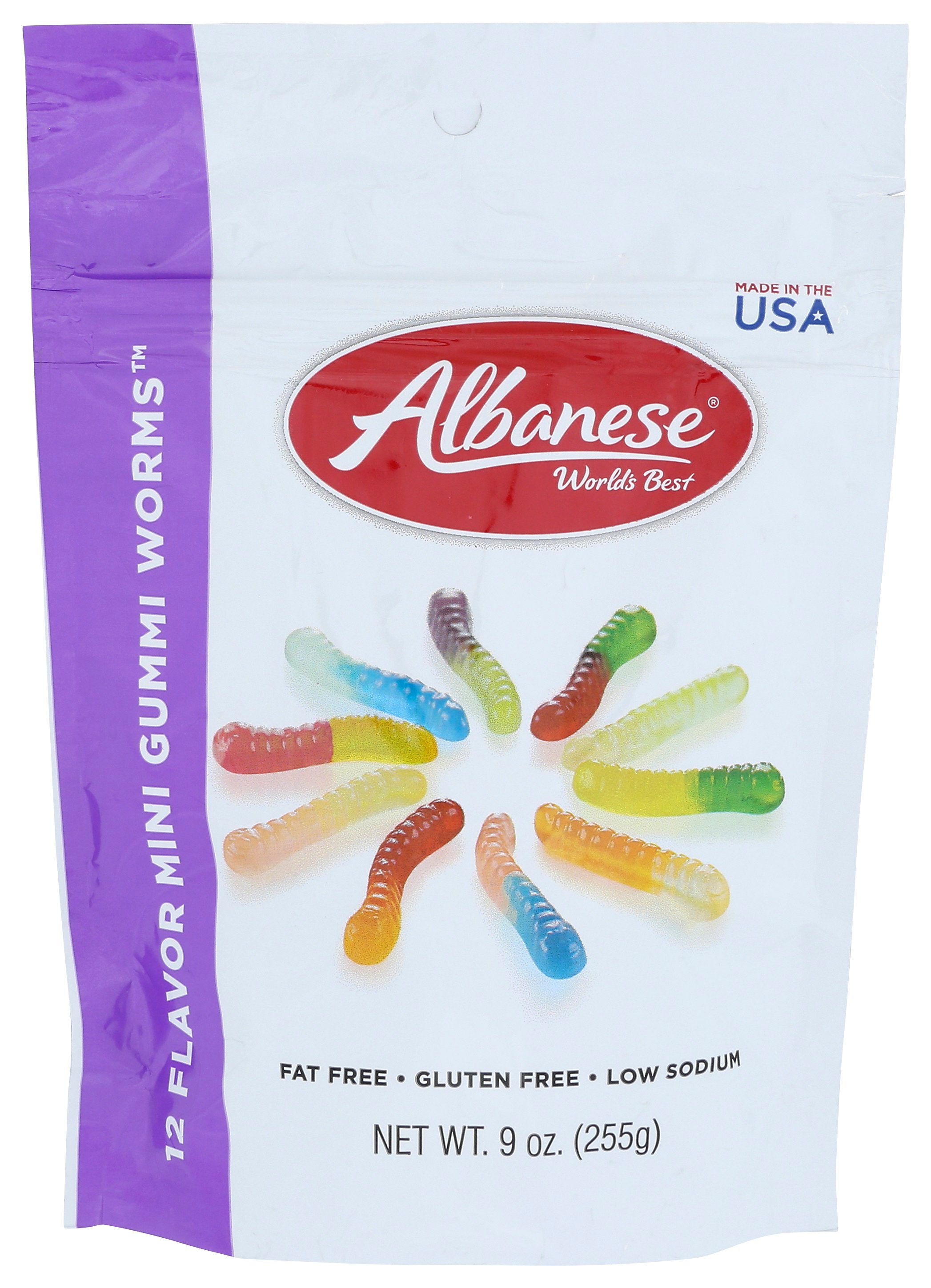 ALBANESE GUMMI WORM MINI 12VRTY - Case of 6