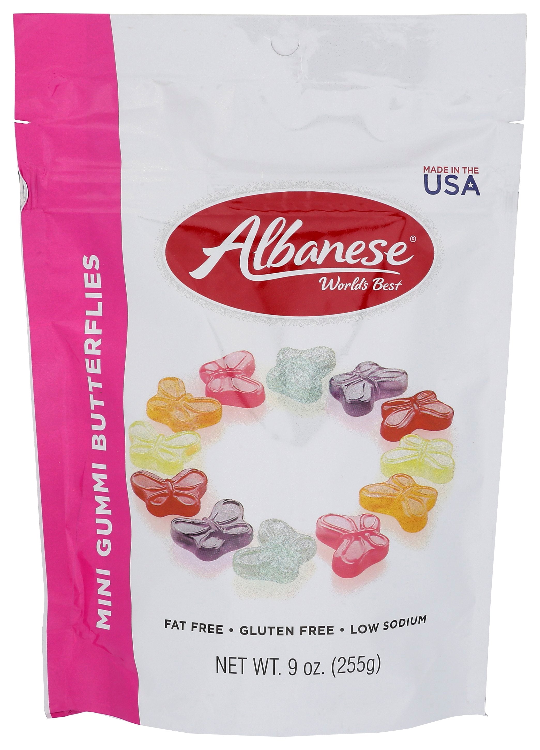 ALBANESE GUMMI BUTTERFLY MINI - Case of 6