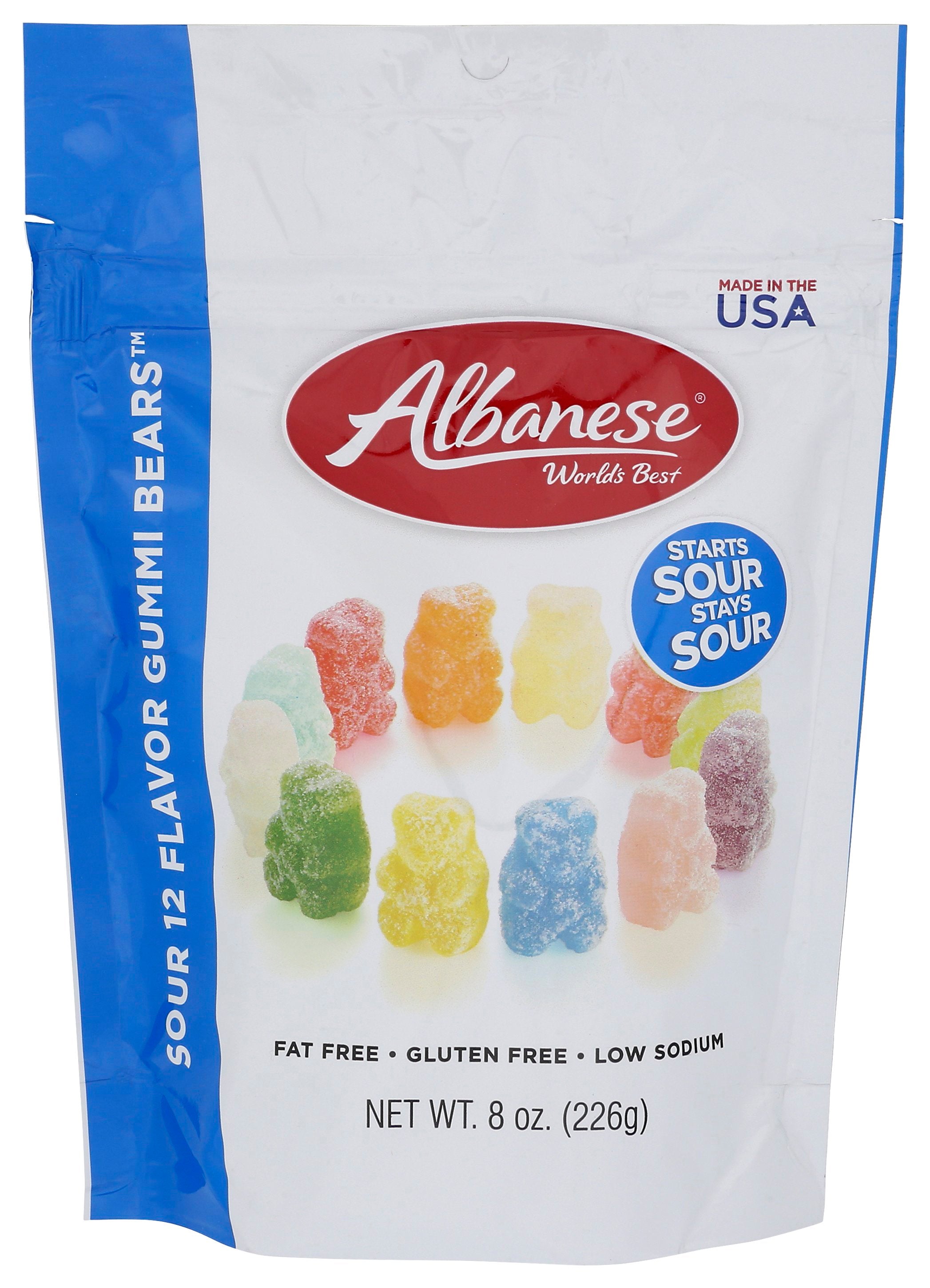 ALBANESE GUMMI BEAR SOUR 12 VRTY - Case of 6