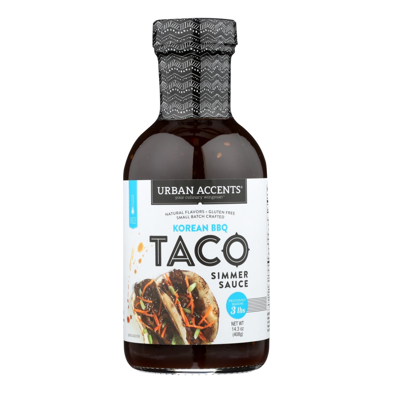 Urban Accents Korean BBQ Taco Sauce  - Case of 6 - 14.3 OZ