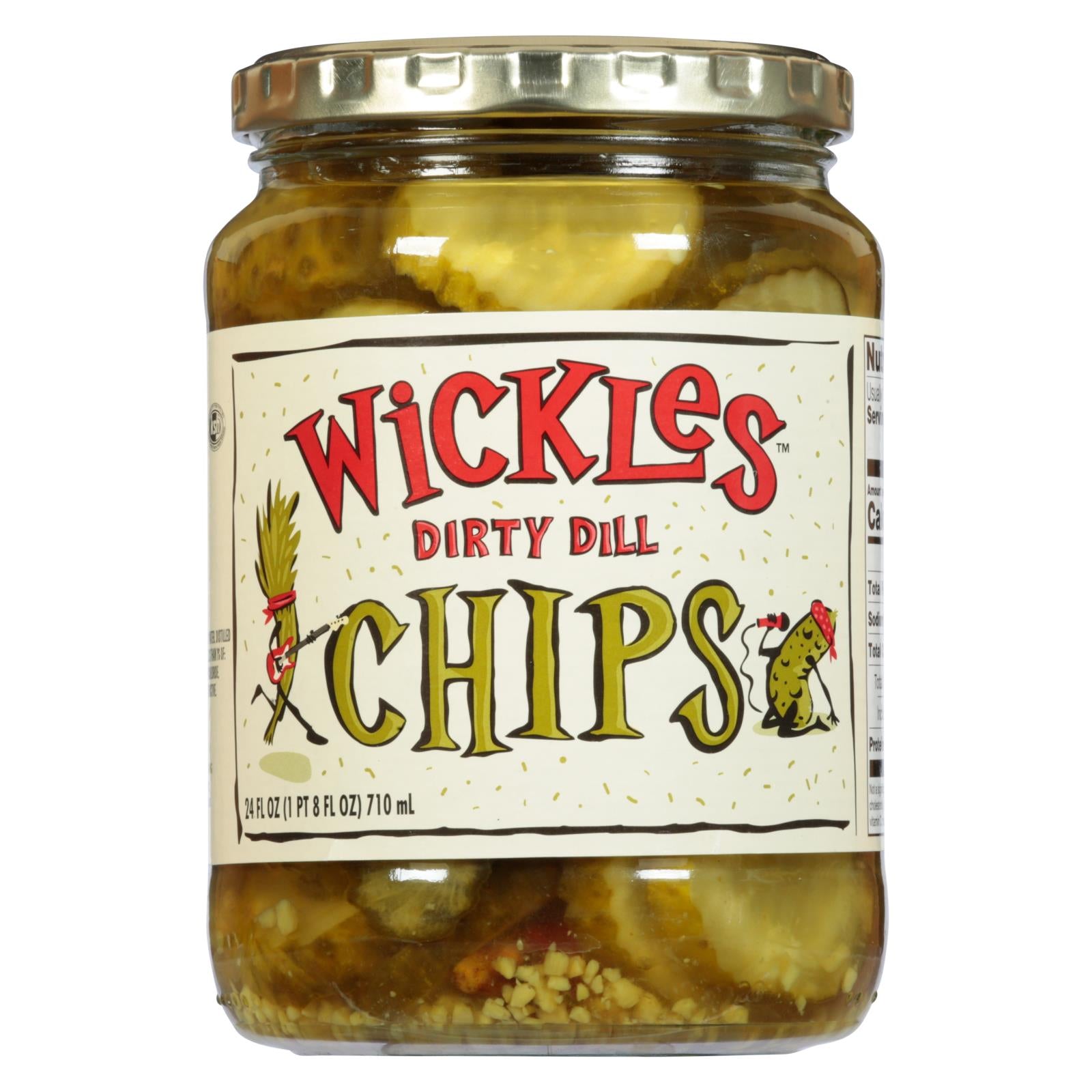 Wickles Dill Chips - Case of 6 - 24 OZ