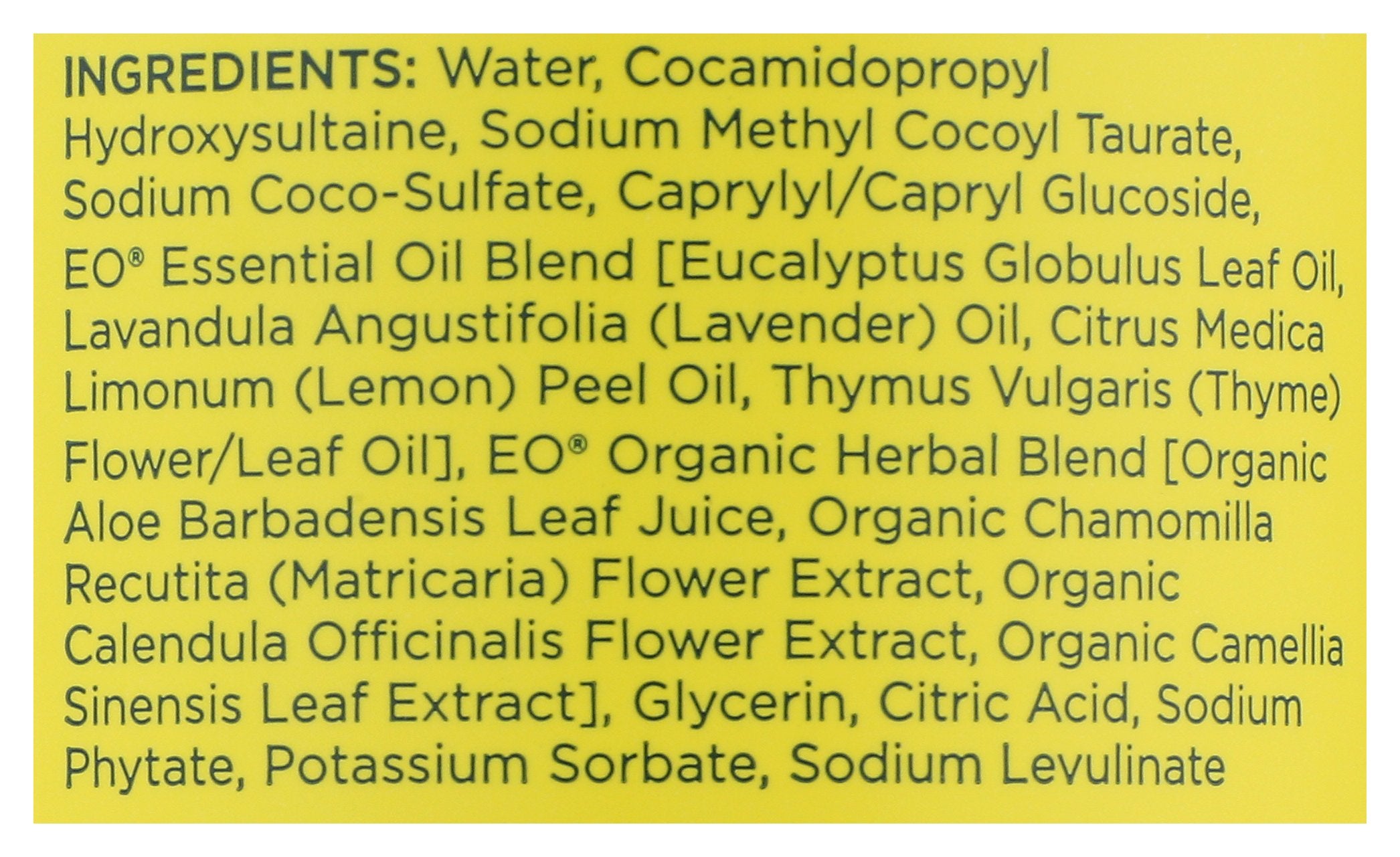 EO SOAP HAND LEMON & ECLYPTS - Case of 3