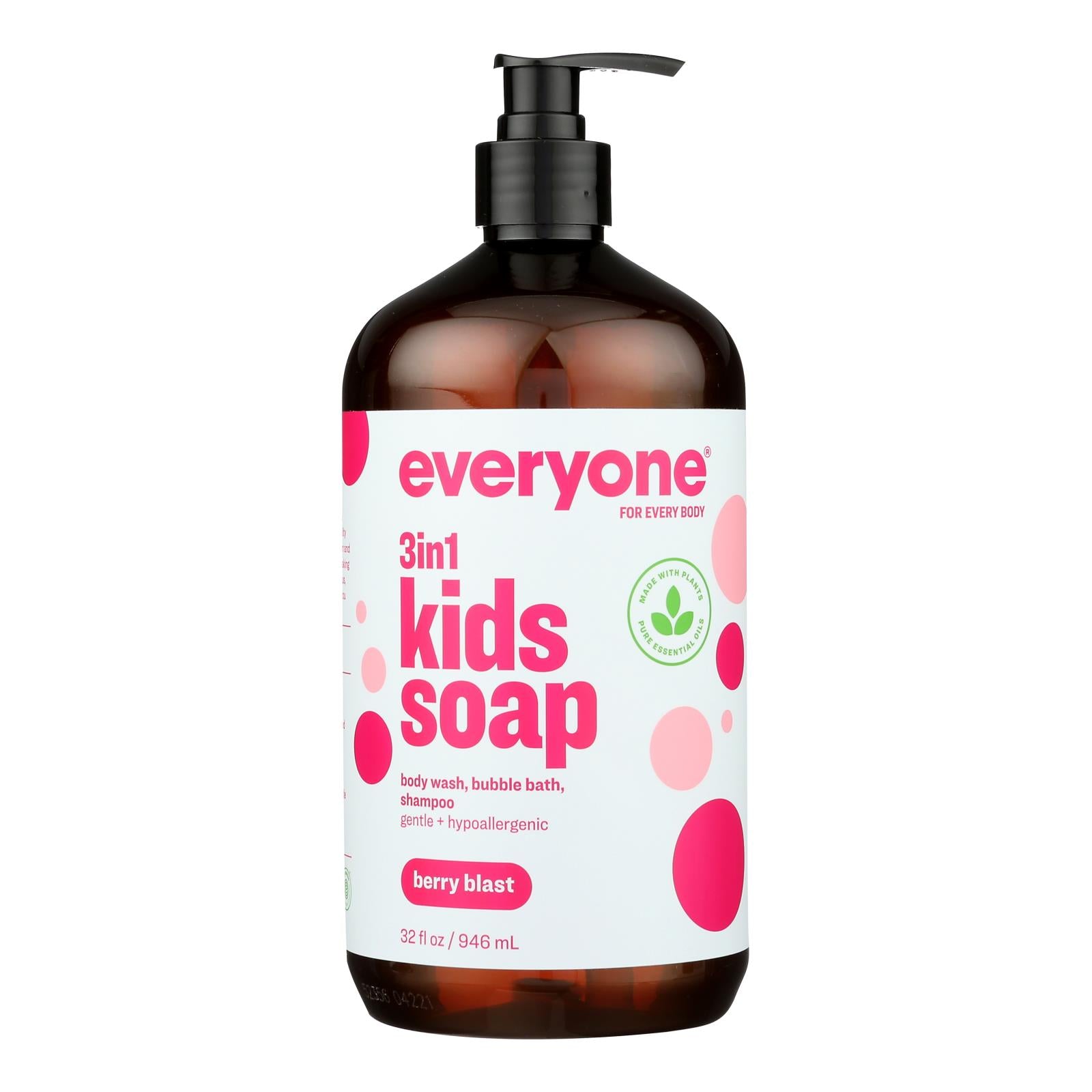 Everyone - Soap 3 In 1 Kds Berry Blast - 32 Fz