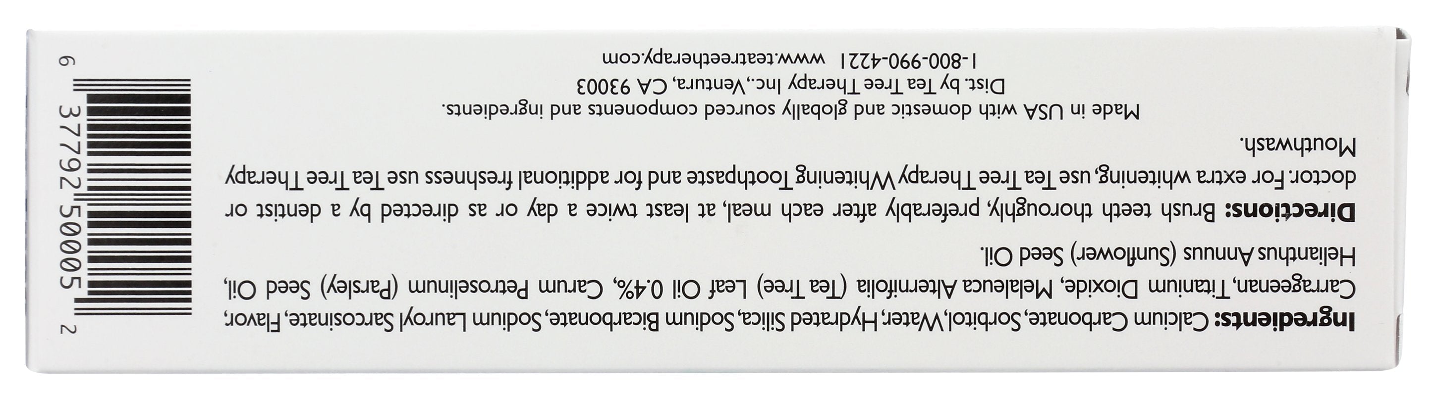 TEA TREE THERAPY TTHPSTE BAKING SODA NAT - Case of 3