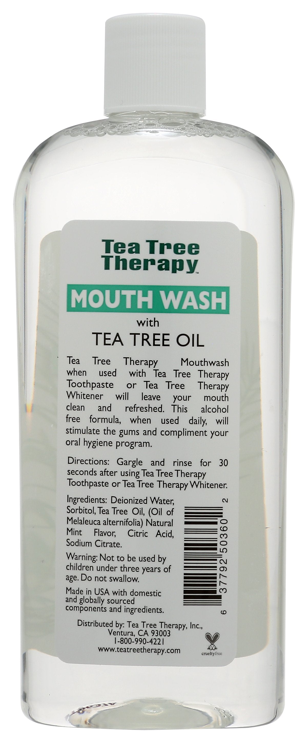 TEA TREE THERAPY MOUTHWASH NTRL ALCOHL FREE - Case of 3
