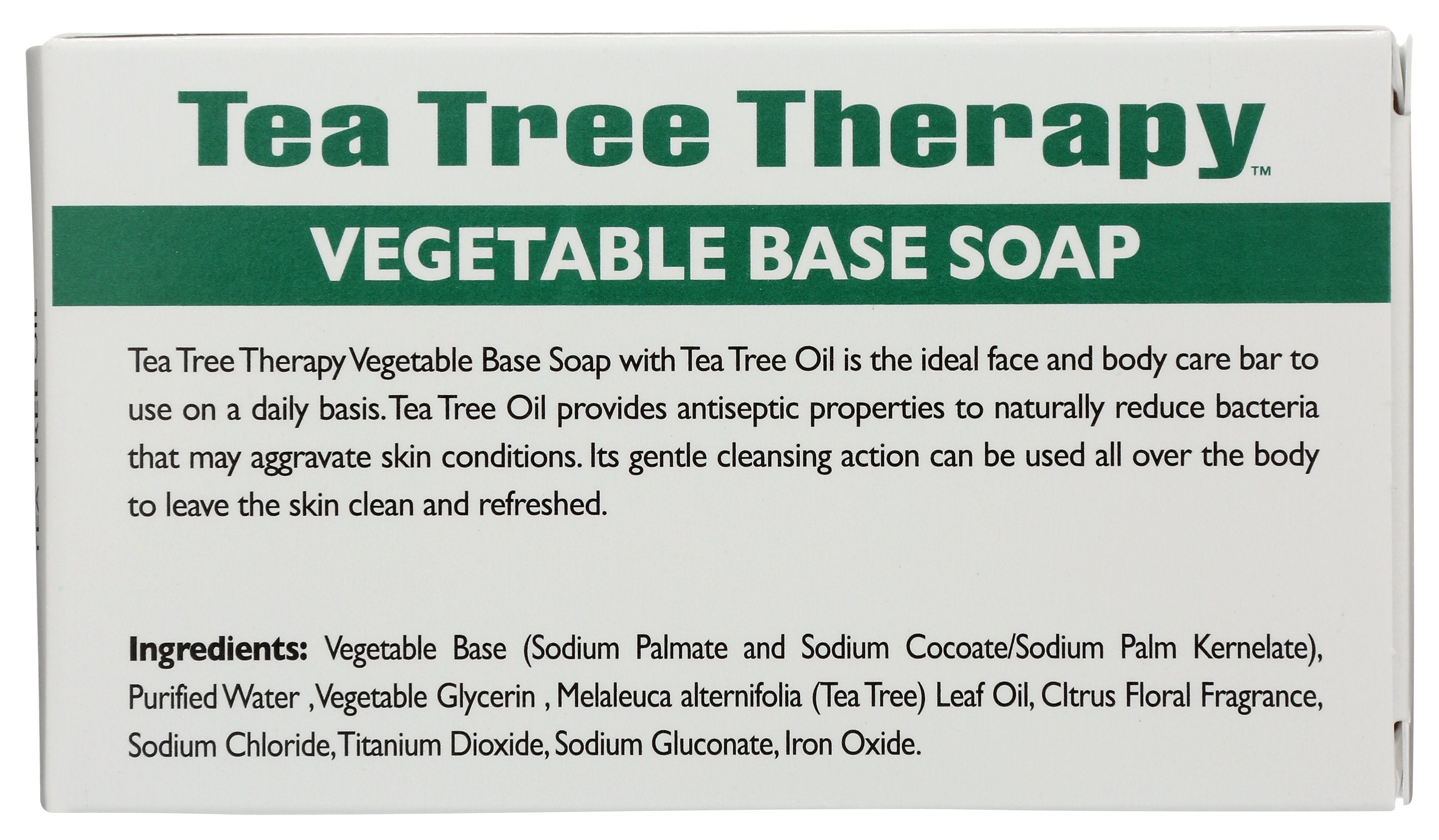 TEA TREE THERAPY SOAP BAR VEG BASE - Case of 3