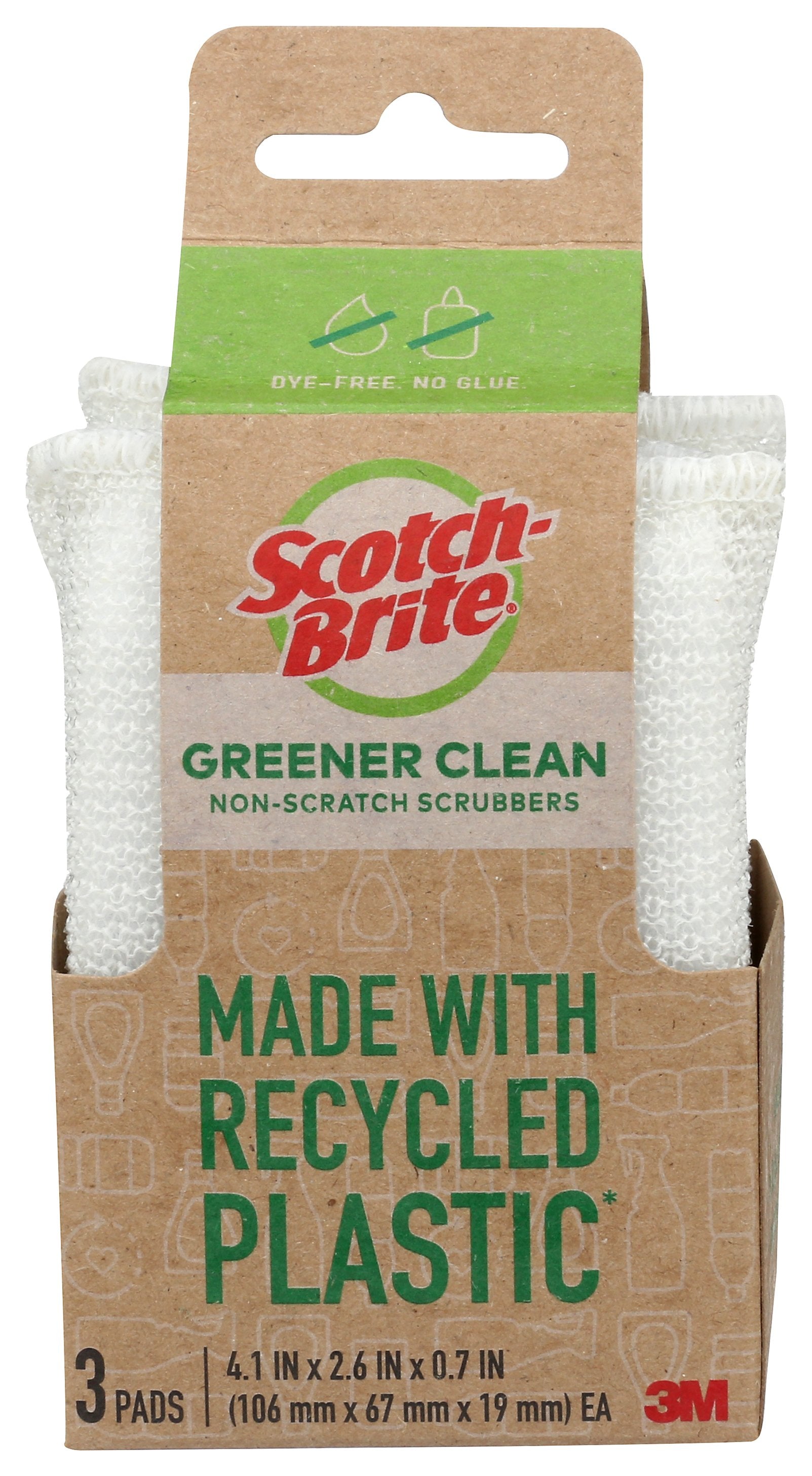 SCOTCH BRITE CLEAN GRNR NO SCR SCRBBR - Case of 6