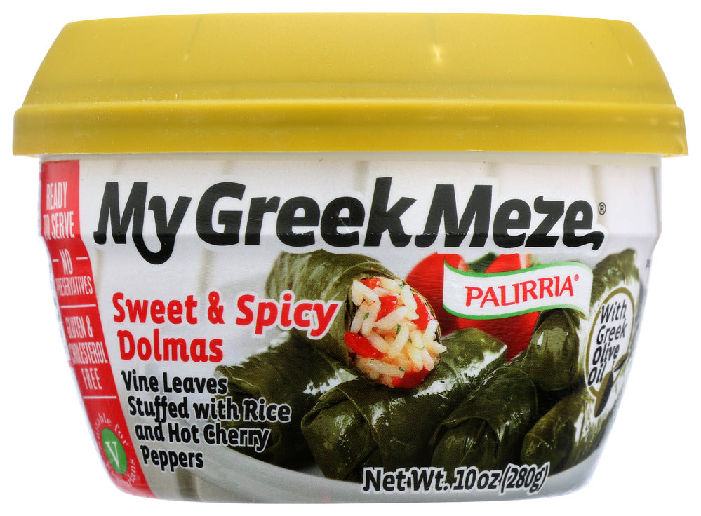 Palirria My Greek Meze Sweet and Spicy Dolmas - Case of 6 - 10 oz