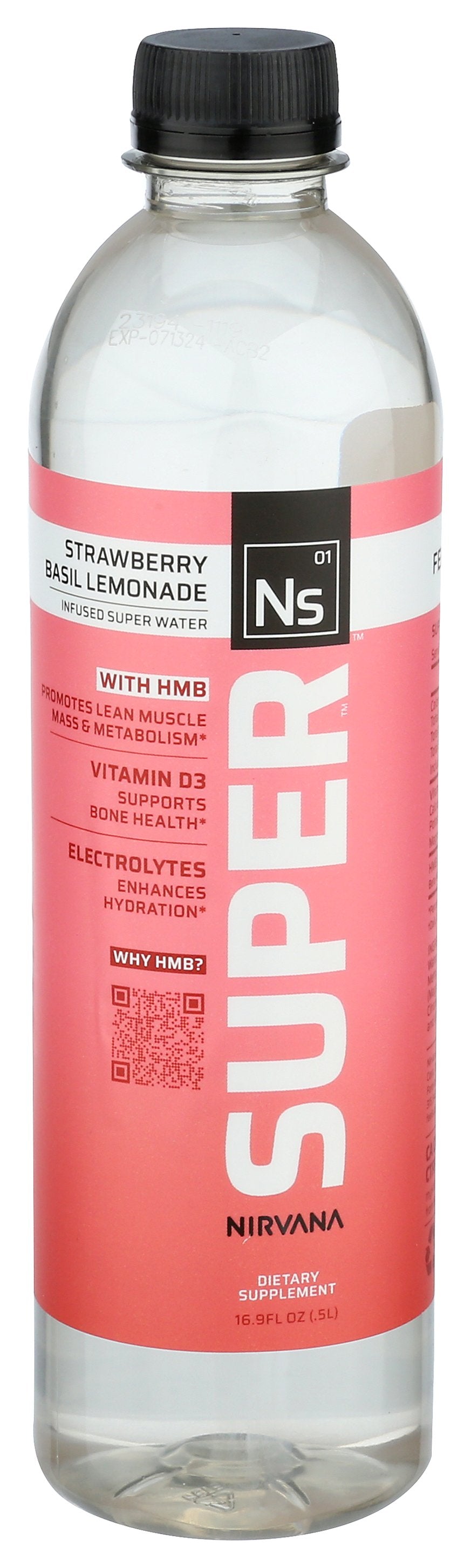 NIRVANA SUPER WATER RTD STRWBRY BASIL - Case of 12