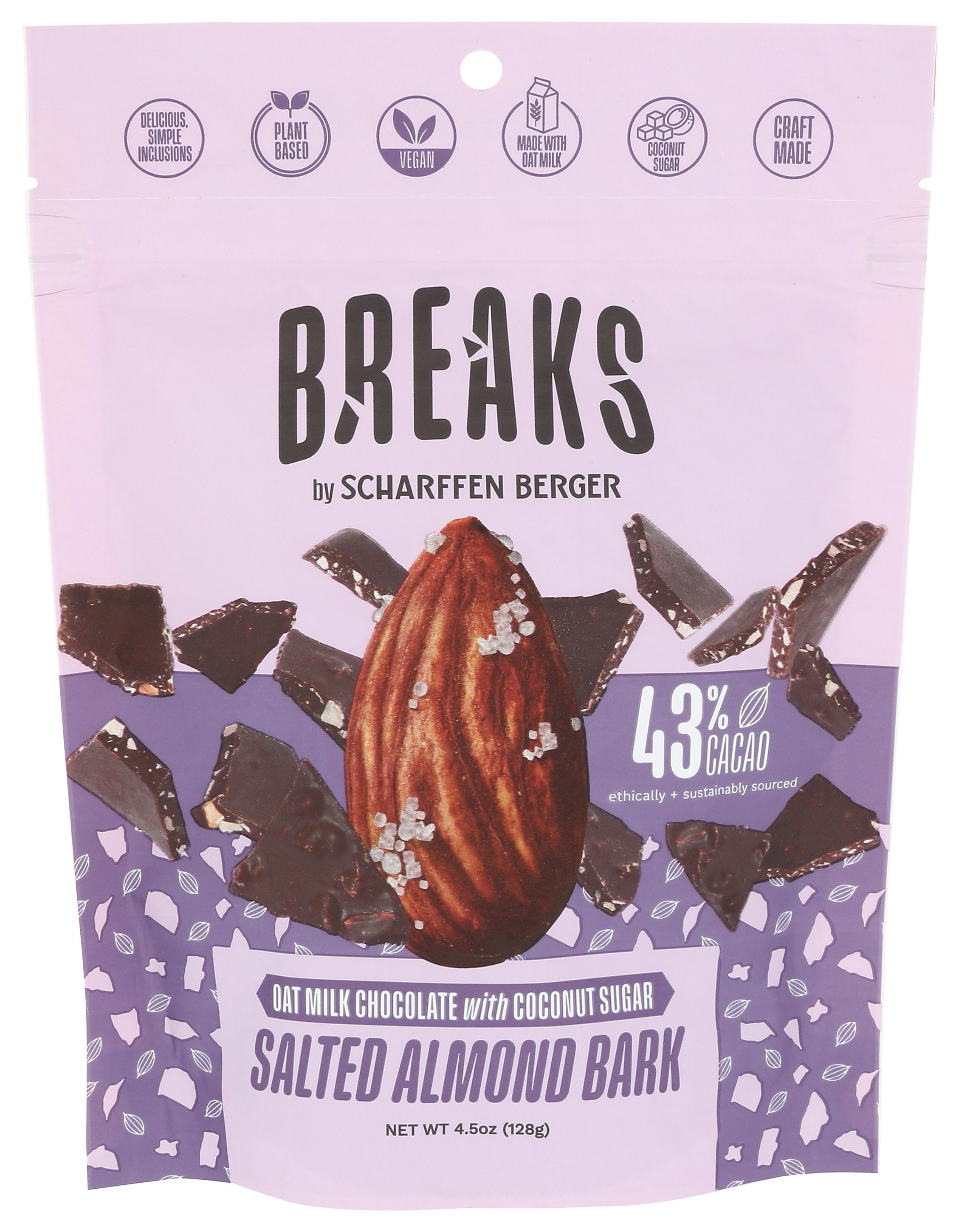 SCHARFFEN BERGER CHOC BARK OMLK SLTD ALMD - Case of 8