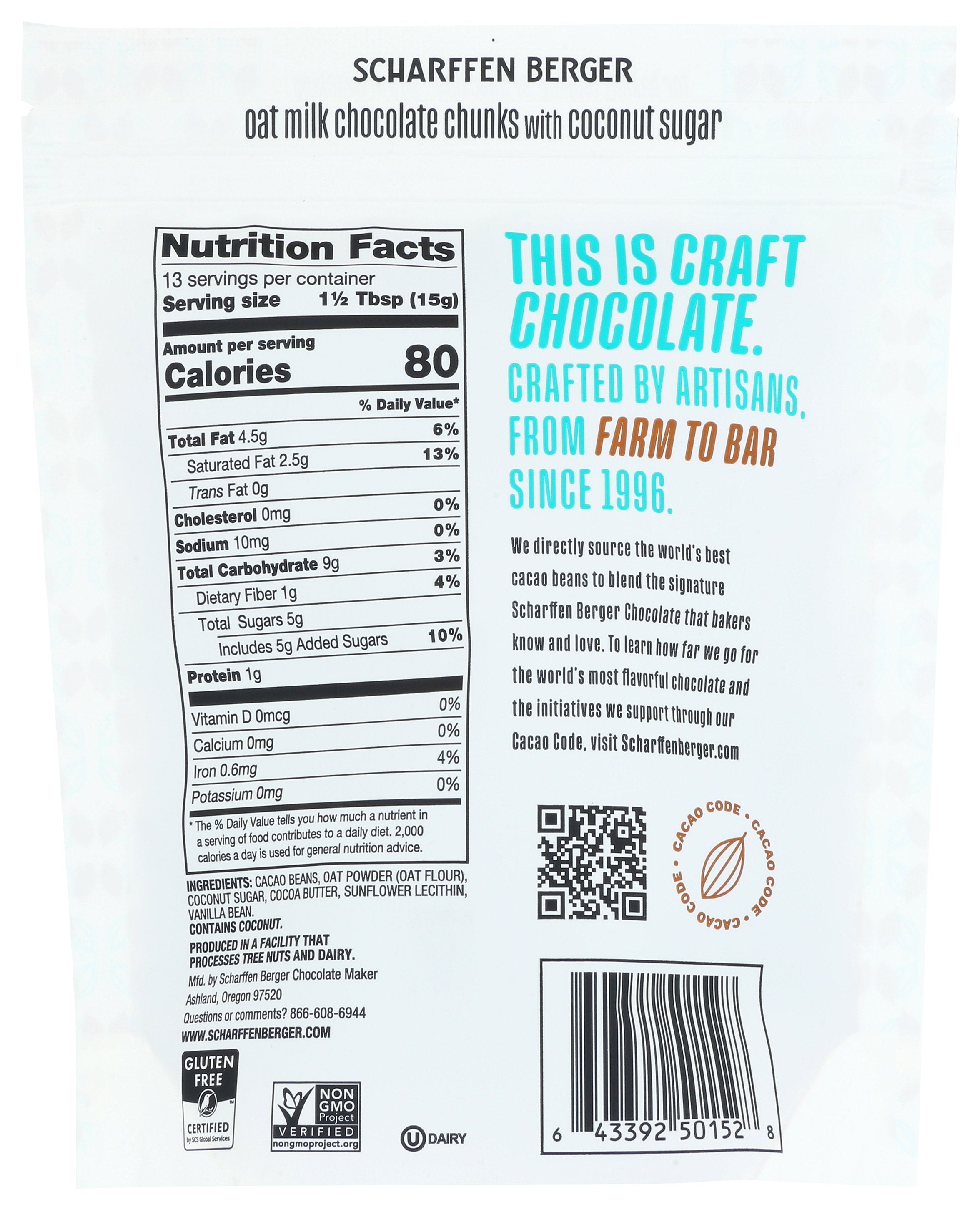 SCHARFFEN BERGER CHUNKS BKNG CHO OTMLK 43 - Case of 8