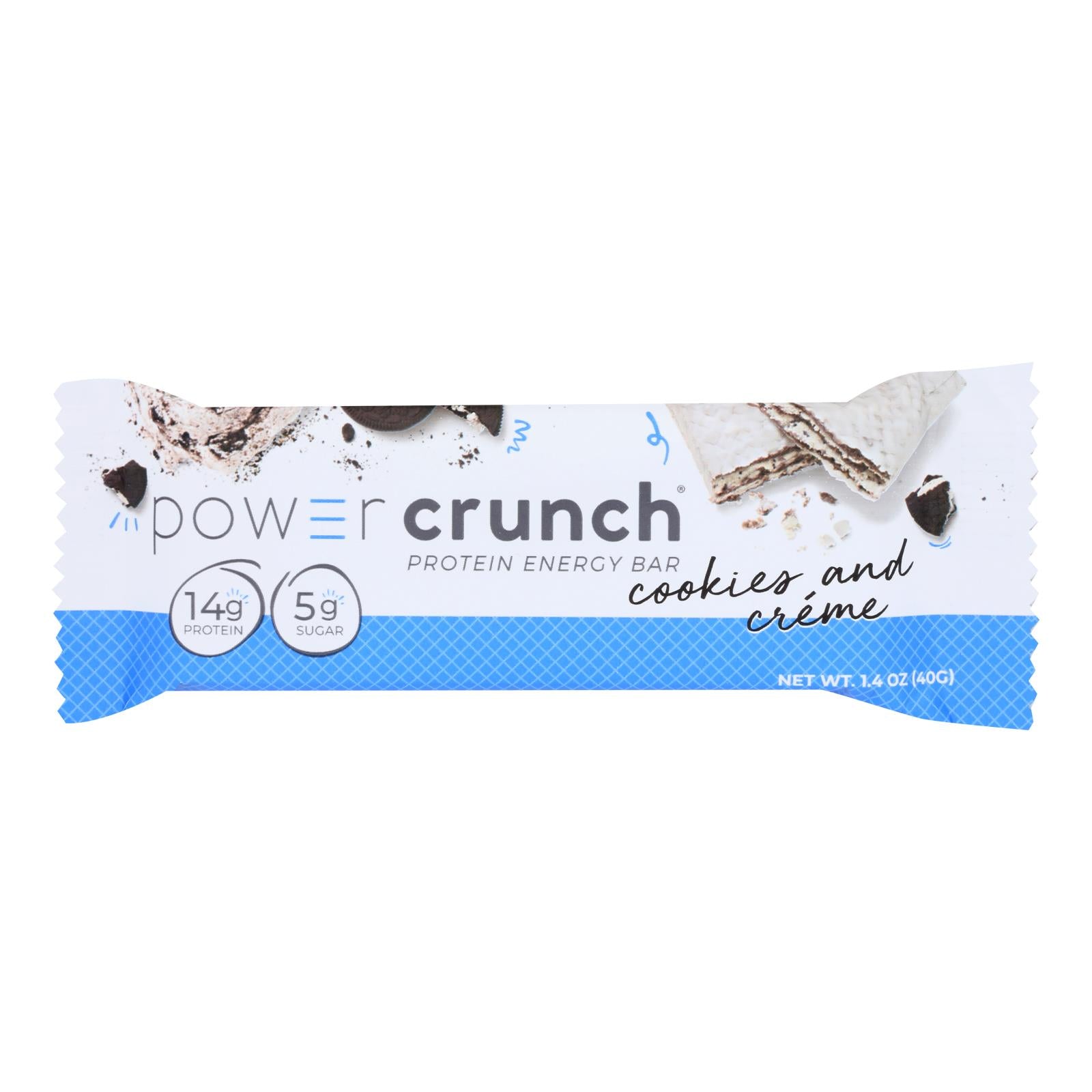 Power Crunch Bar - Cookies And Cream - Case Of 12 - 1.4 Oz