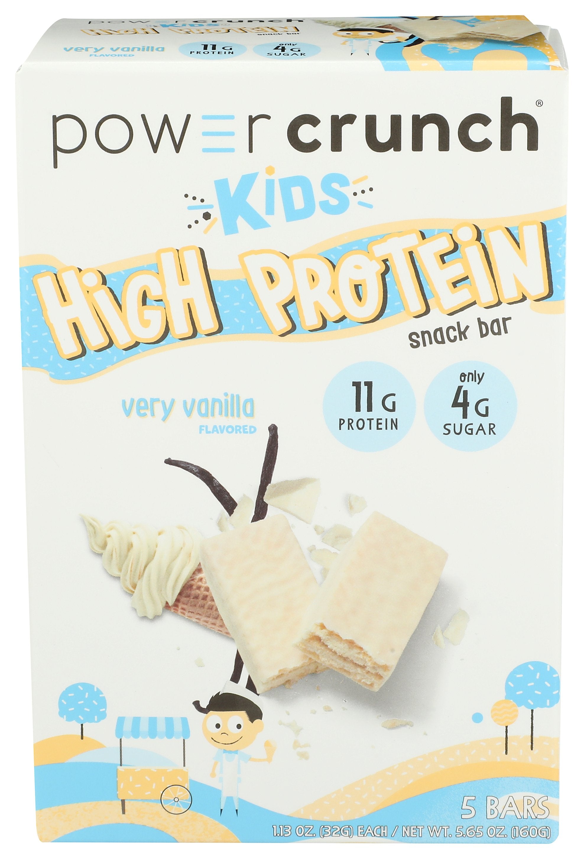 POWER CRUNCH BAR VNLL PWR CRNCH KDS 5 - Case of 6