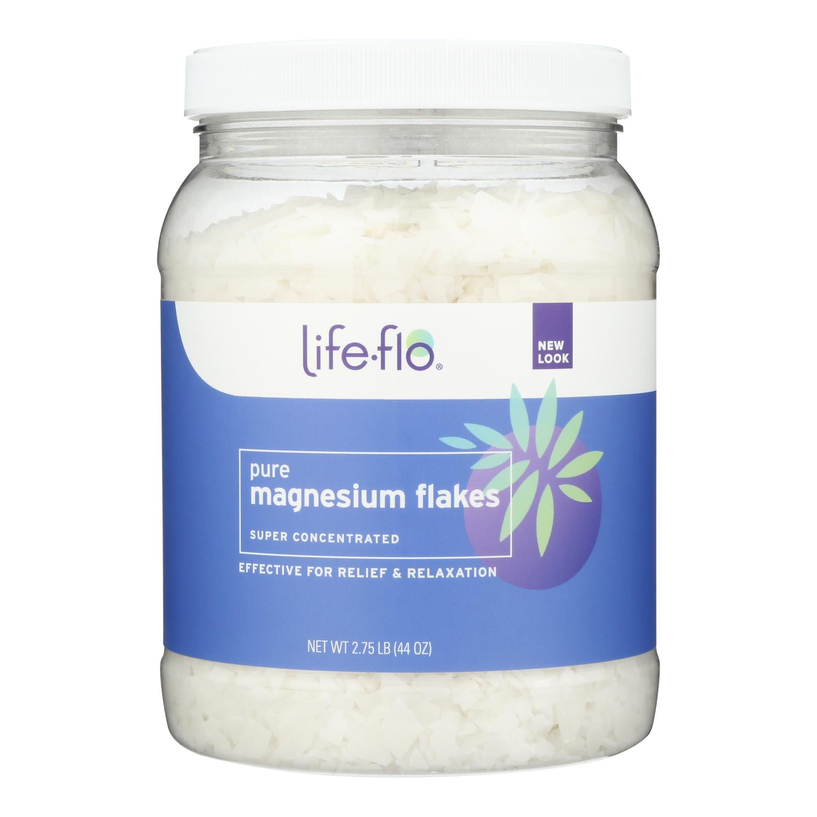 Life-flo Pure Magnesium Flakes  - 1 Each - 2.75 Lb