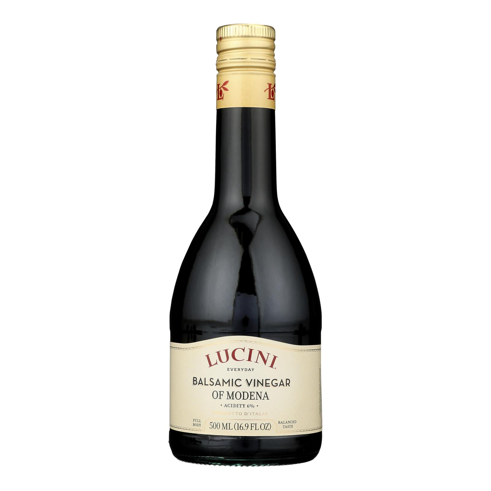 Lucini Italia Select Balsamic Vinegar Of Modena Igp - Case Of 6 - 16.9 Fl Oz.