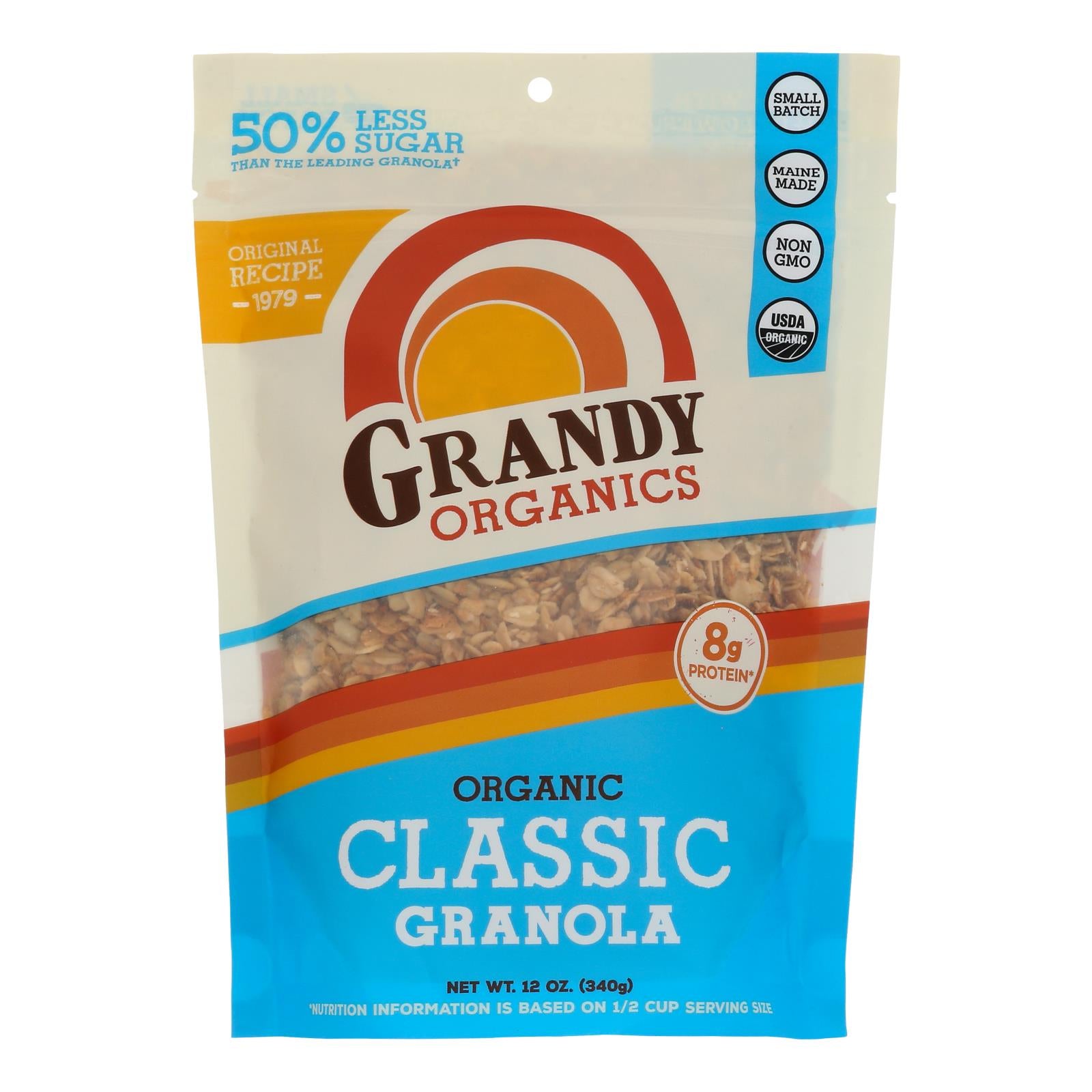 Grandy Oats Granola - Classic - Case of 6 - 12 oz.