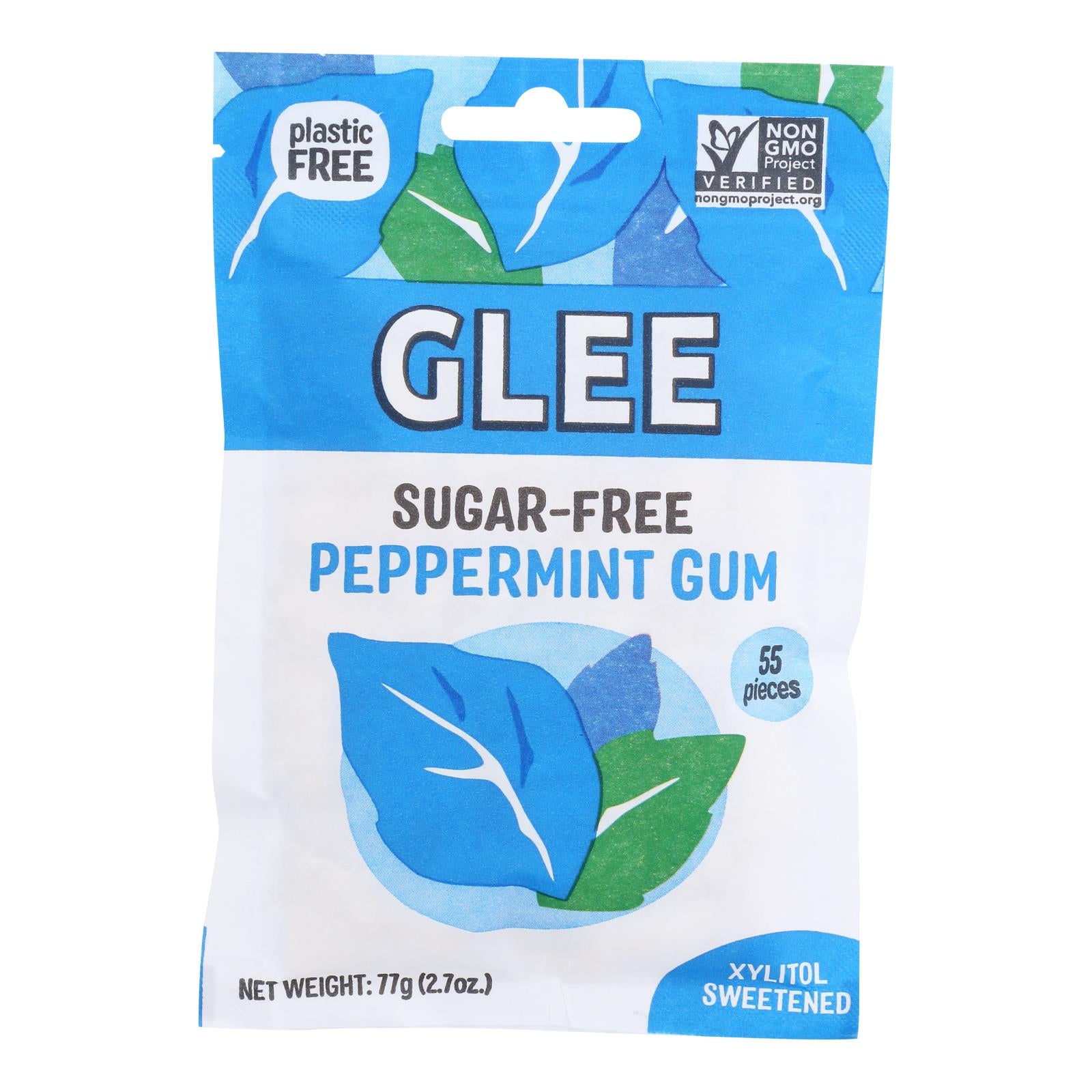 Glee Gum - Chewing Gum Sugar Free Mint Peach - Case Of 6-55 Ct