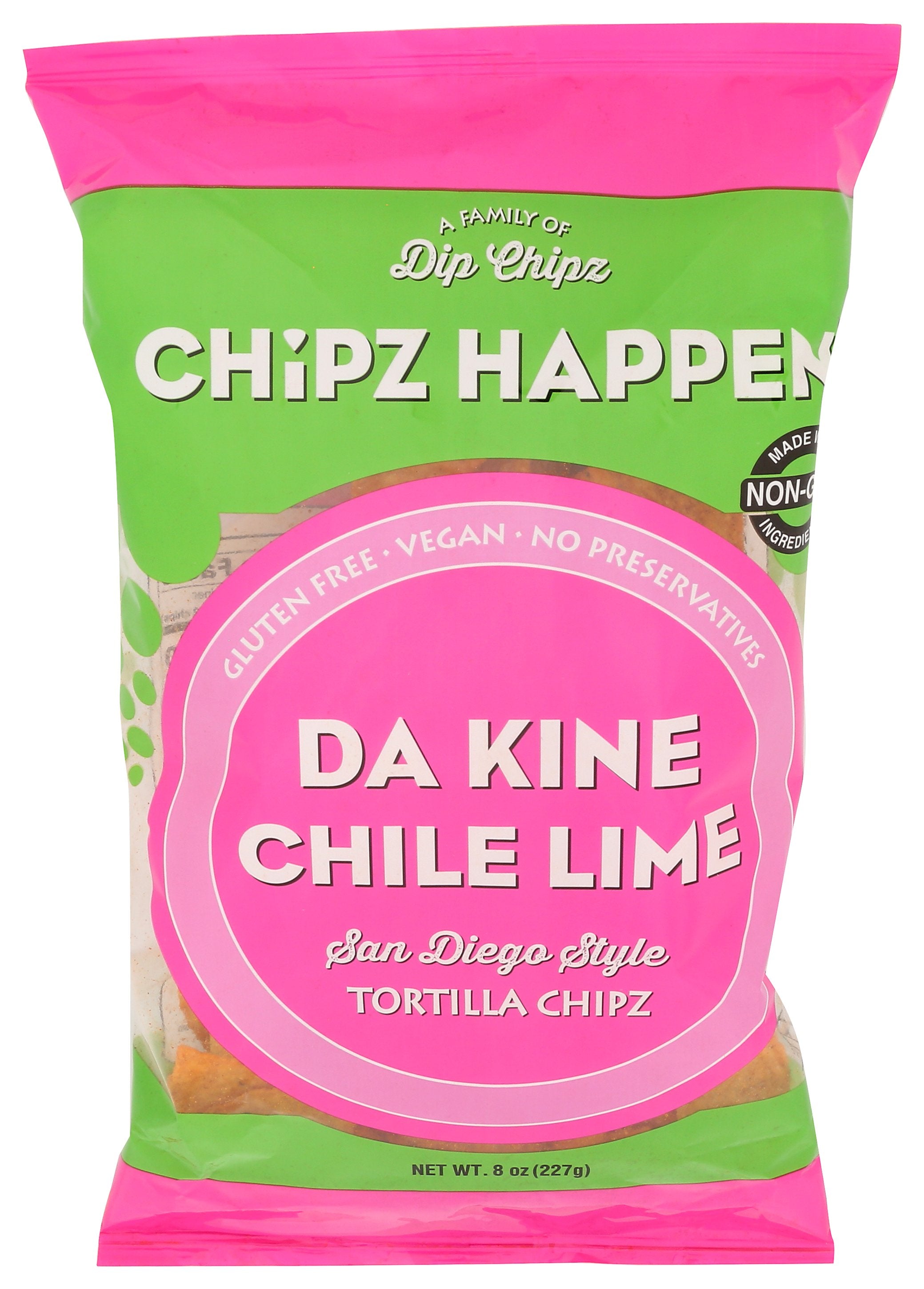 CHIPZ HAPPEN CHIP TORTILLA CHILI LIME - Case of 12