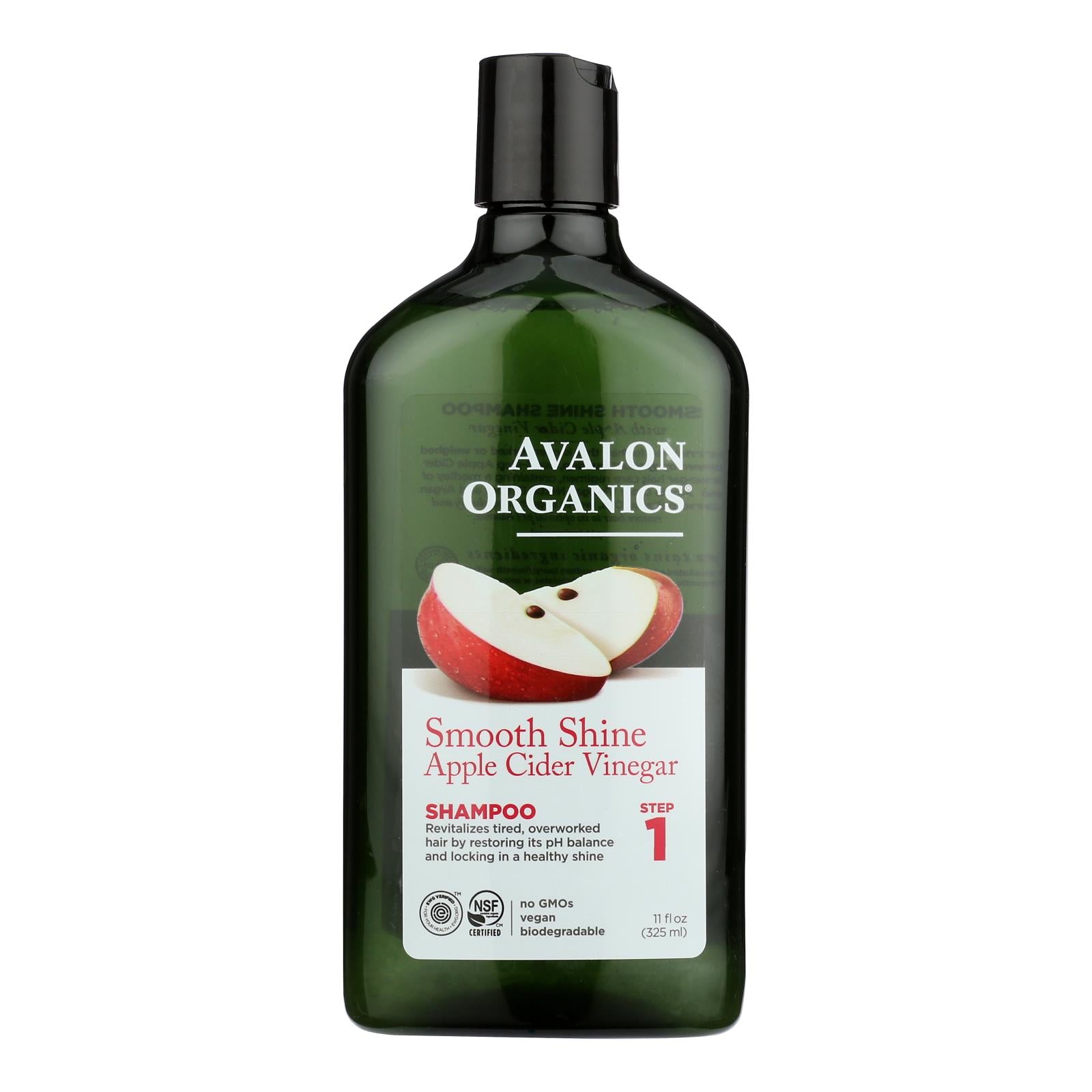 Avalon Shampoo - Smooth Skin - Apple Cider Vinegar - 11 Fl Oz