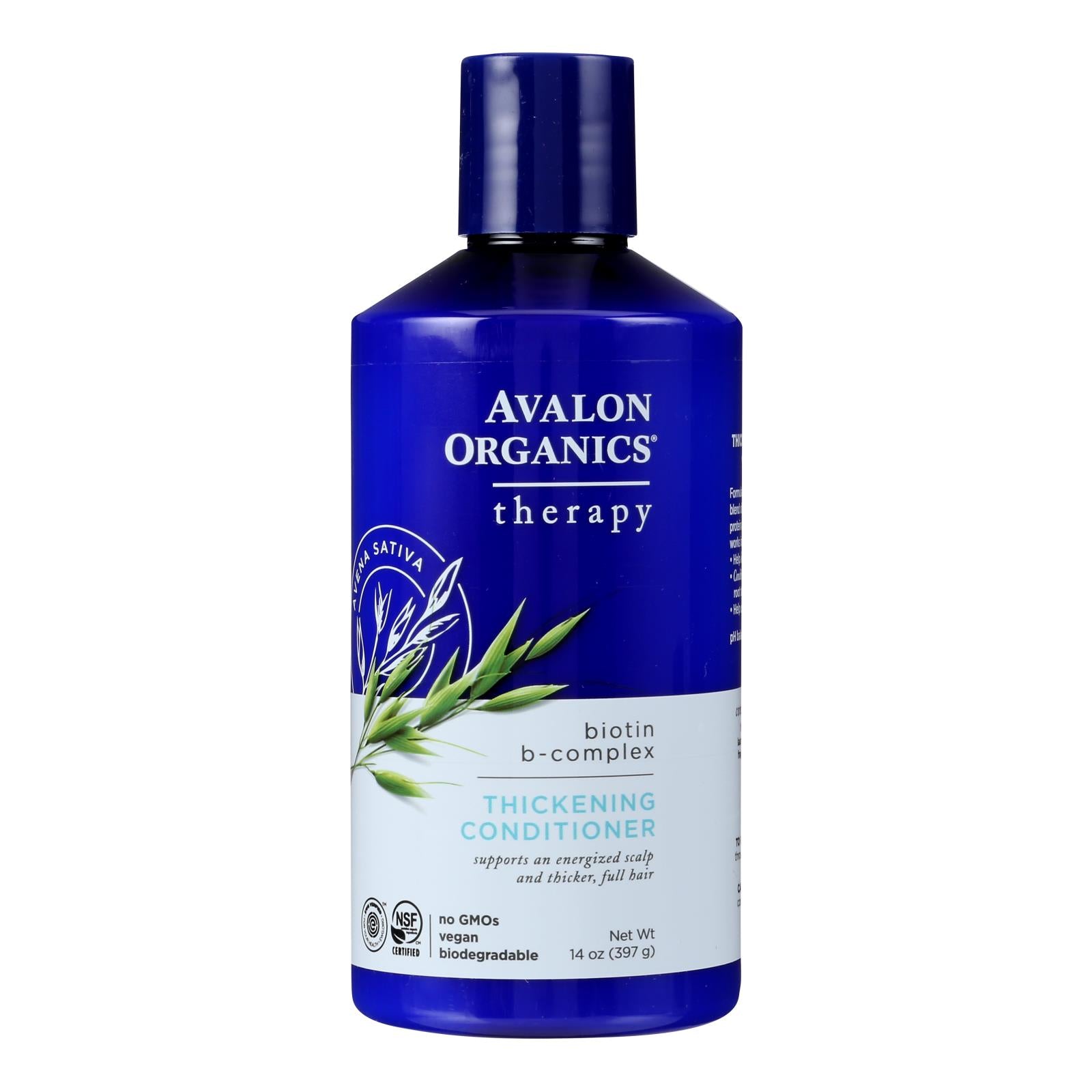 Avalon Organics Thickening Conditioner Biotin B-complex Therapy - 14 Fl Oz