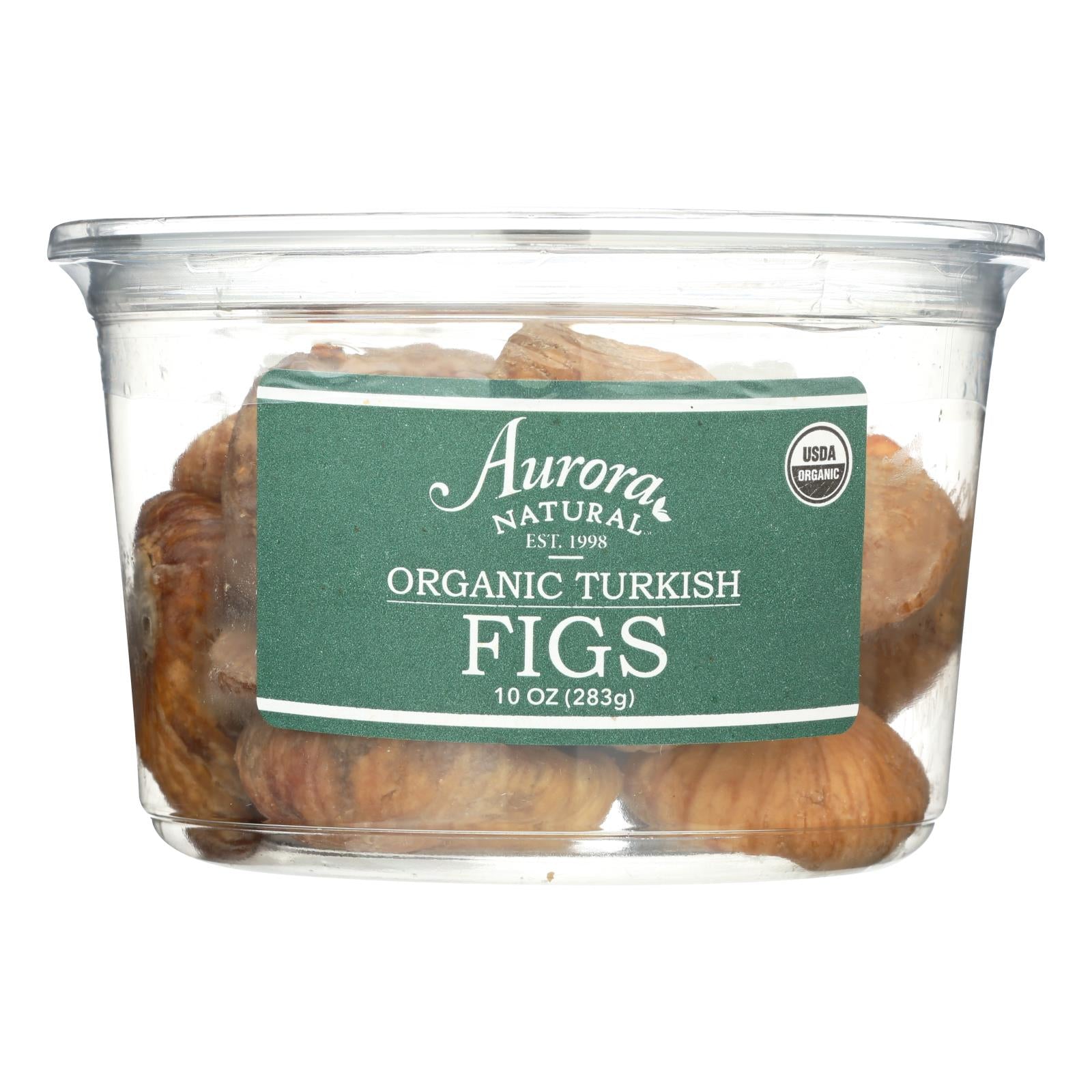 Aurora Natural Products - Organic Turkish Figs - Case of 12 - 10 oz.