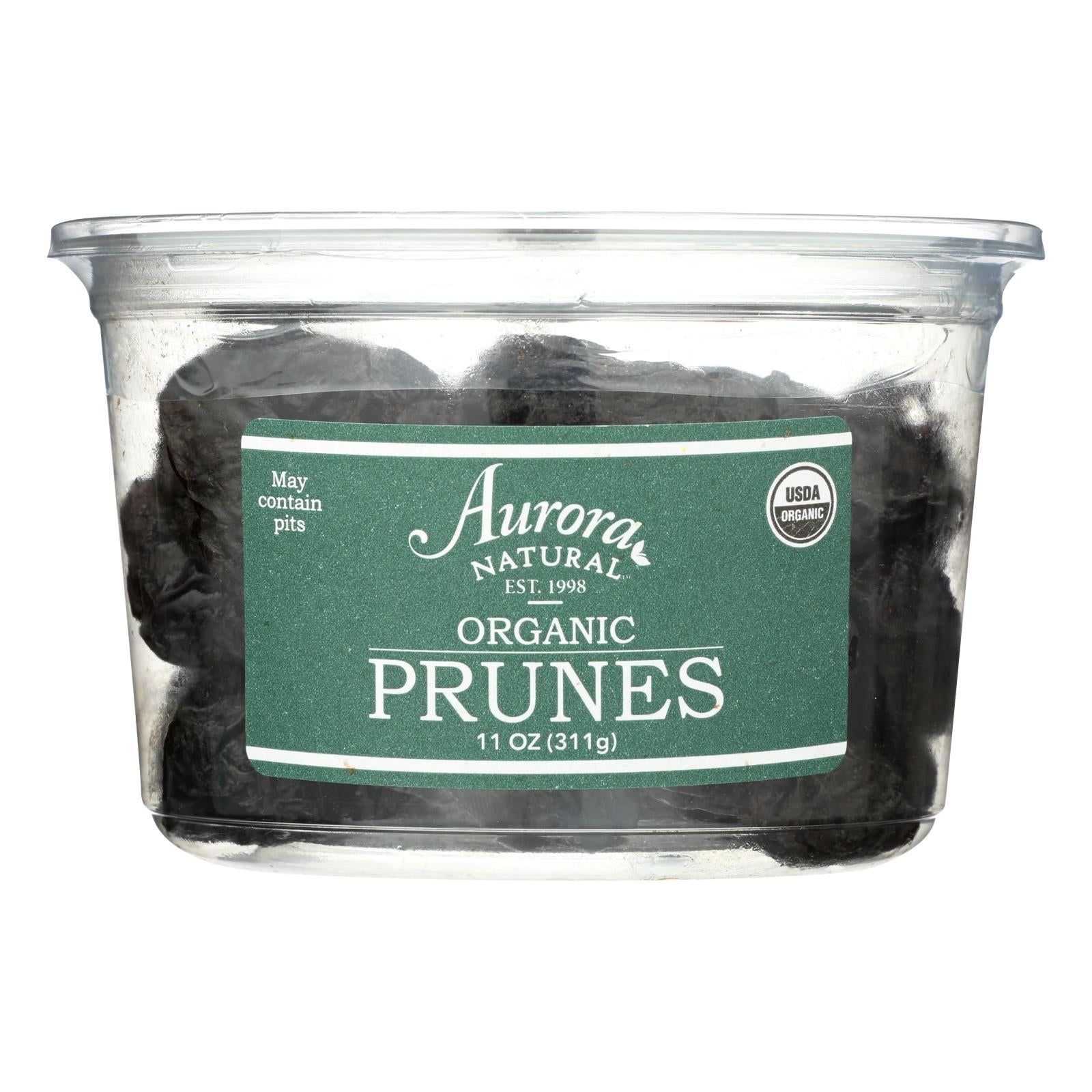 Aurora Natural Products - Organic Prunes - Case of 12 - 11 oz.