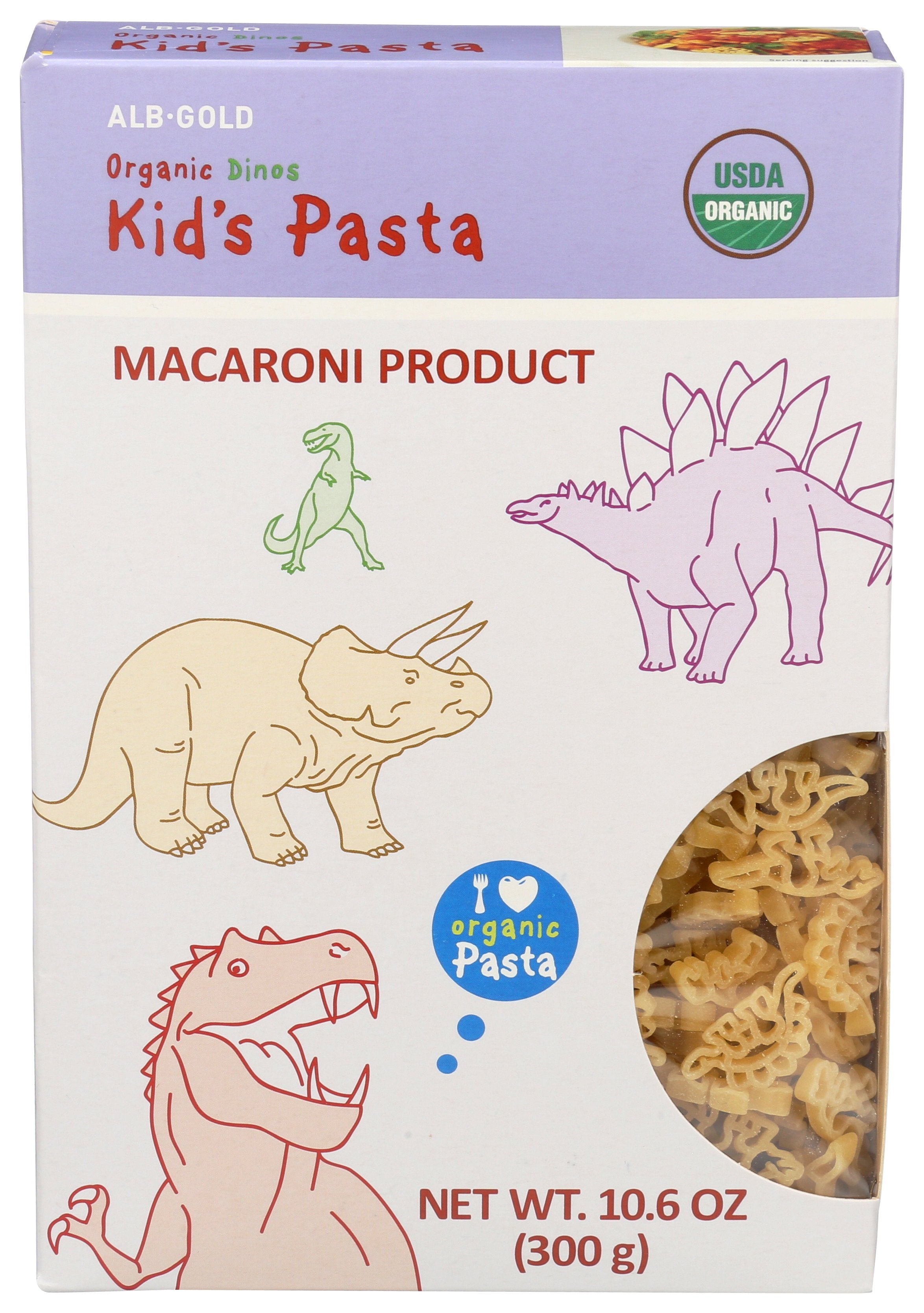 ALB GOLD PASTA KIDS DINOSAUR SHPS - Case of 12