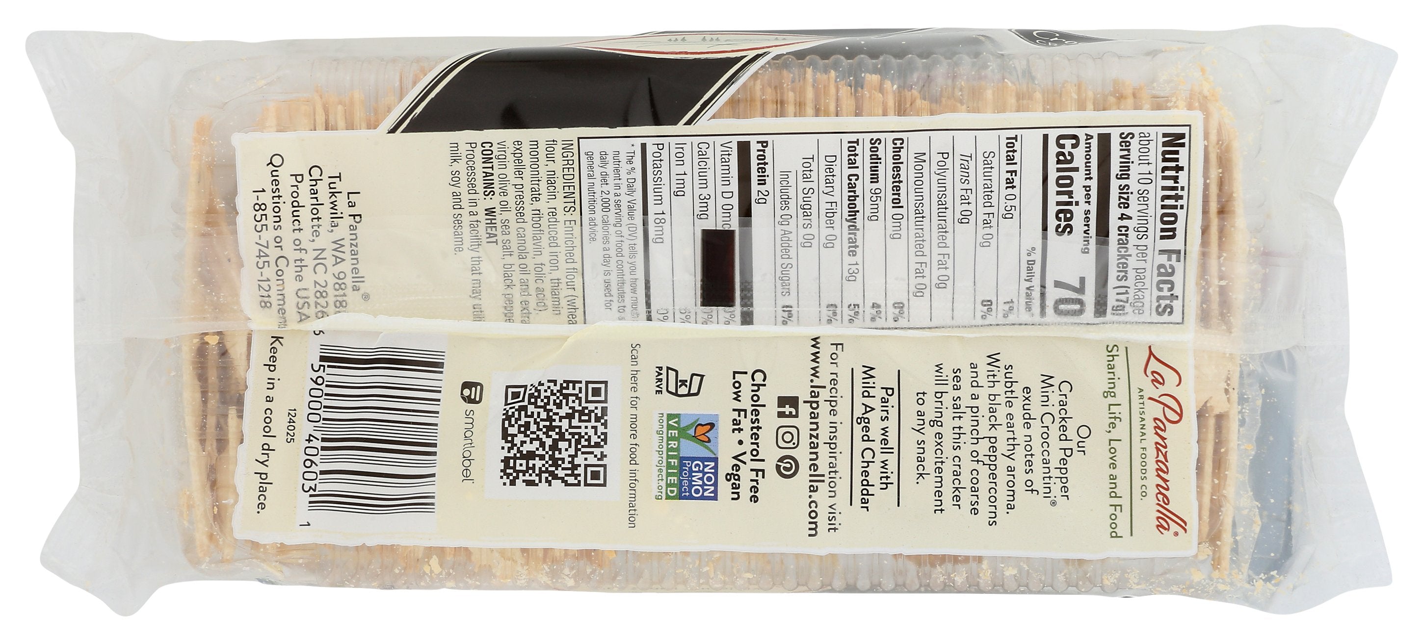 LA PANZANELLA CROCCANTINI BLCK PPR MINI - Case of 12