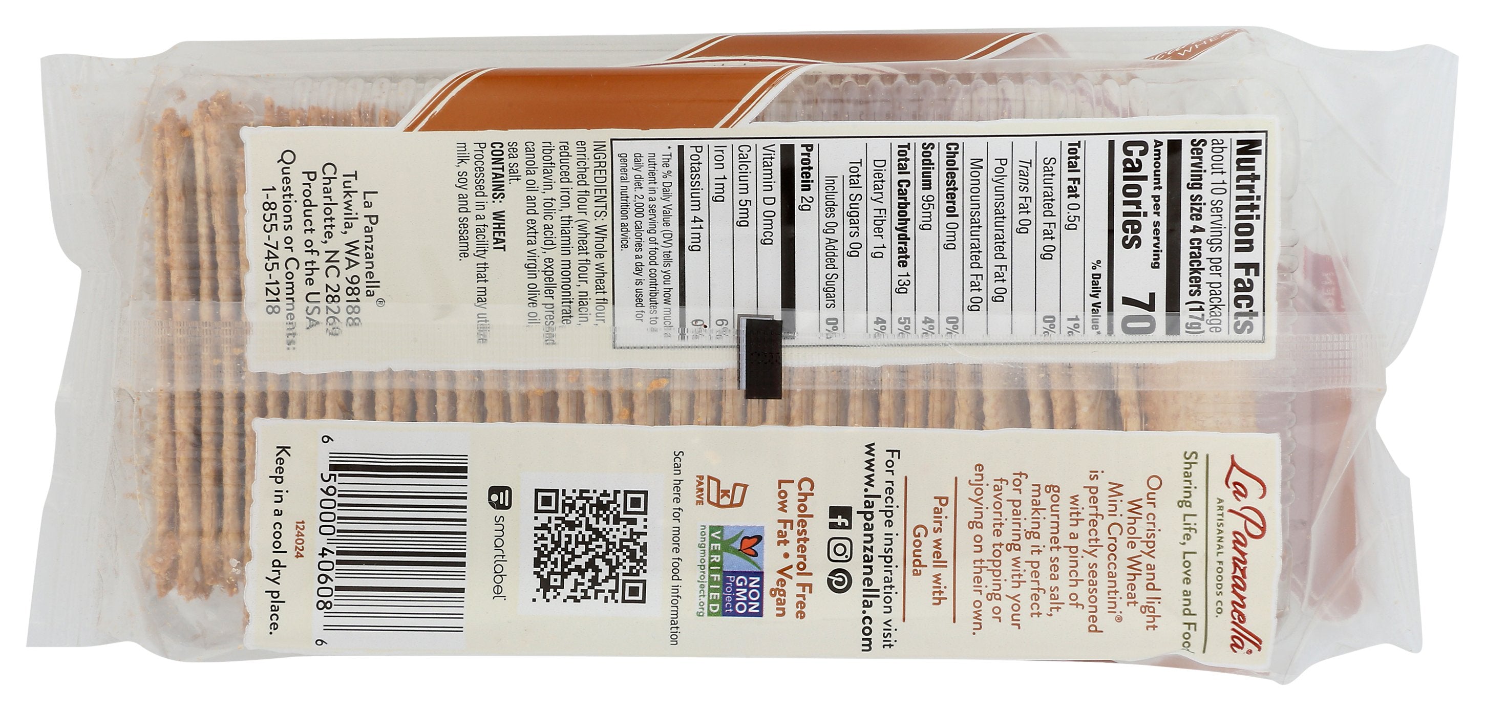 LA PANZANELLA CROCCANTINI WHL WHT MINI - Case of 12