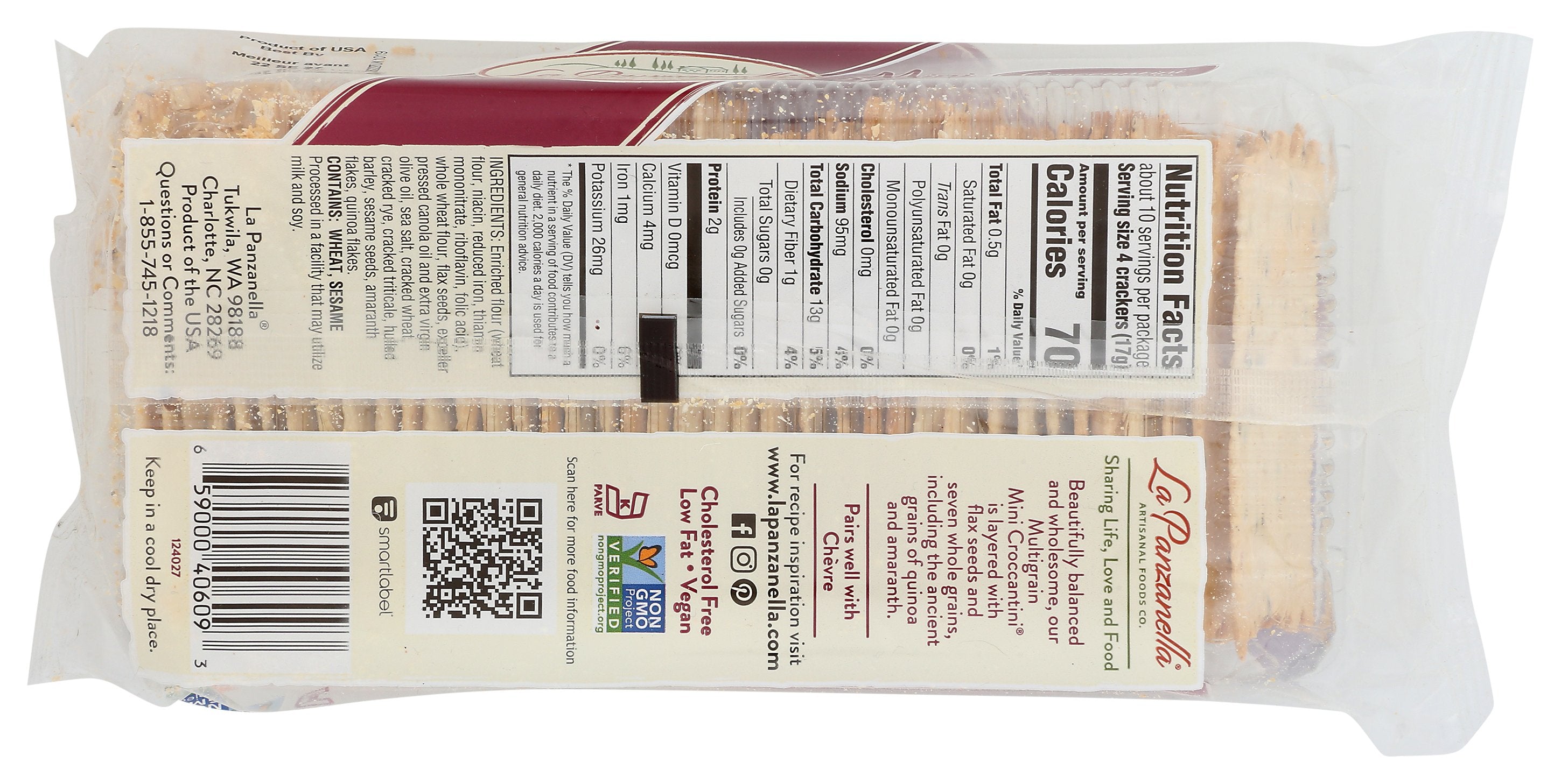 LA PANZANELLA CROCCANTINI MULTIGRN MINI - Case of 12