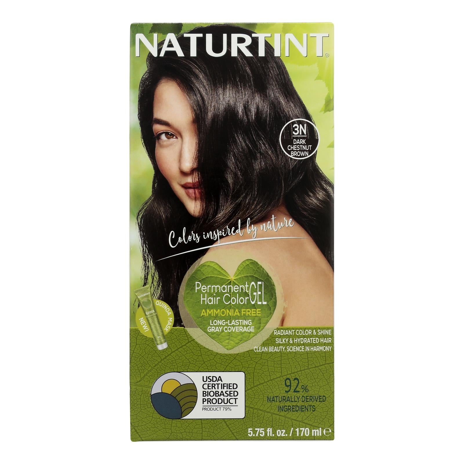 Naturtint Hair Color - Permanent - 3n - Dark Chestnut - 5.28 Oz