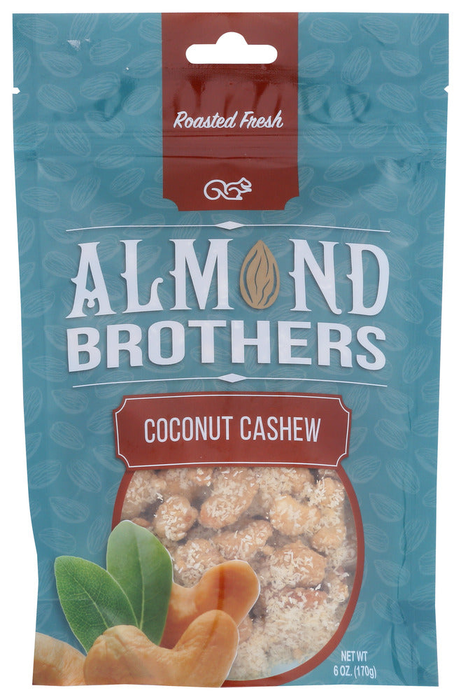 Almond Brothers Roasted Fresh Coconut Cashew 5 oz - Case of 6