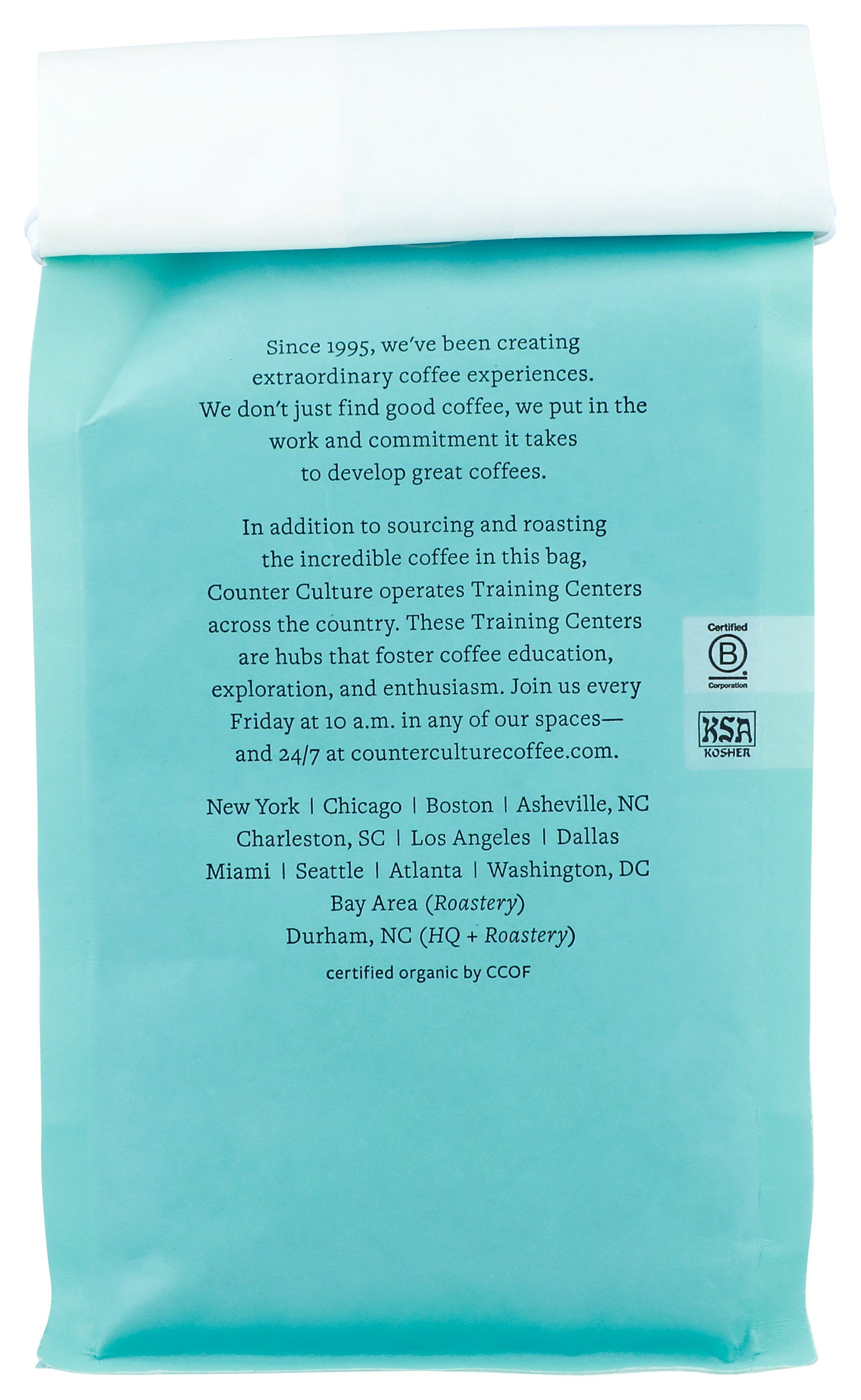 COUNTER CULTURE COFFEE BEAN FAST FORWARD - Case of 6